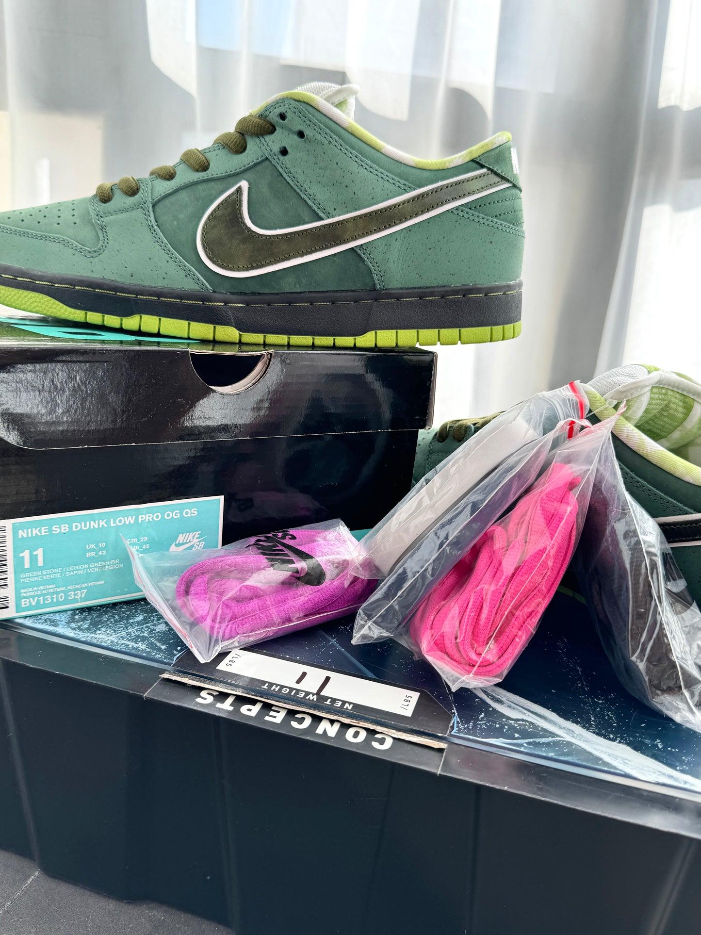 Dunk Low Pro SB Green Lobster Special Box US11