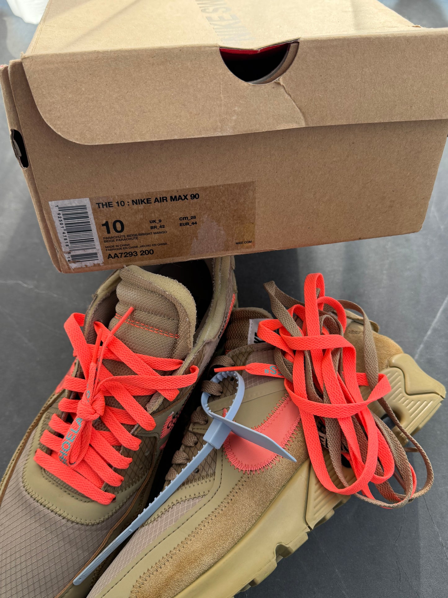 Air Max 90 Off-White Desert Ore US10