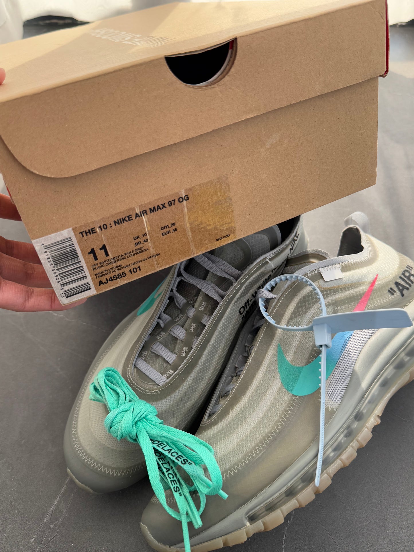 Air Max 97 Off-White Menta US11
