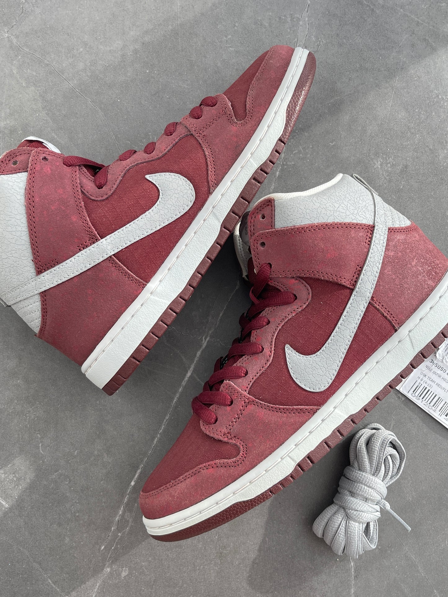 Dunk High Pro SB Brickhouse Cement Print Burgundy SAMPLE