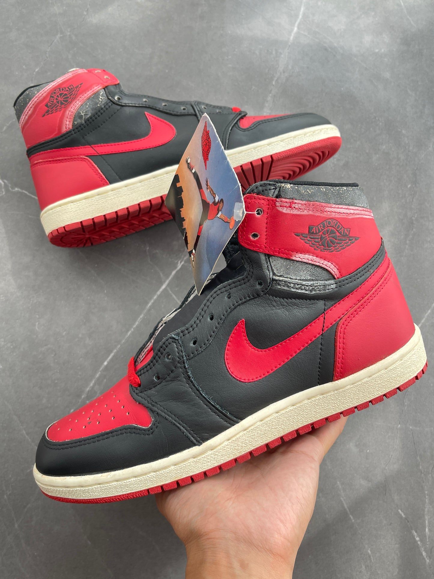 Air Jordan 1 High Black Red 1985 OG