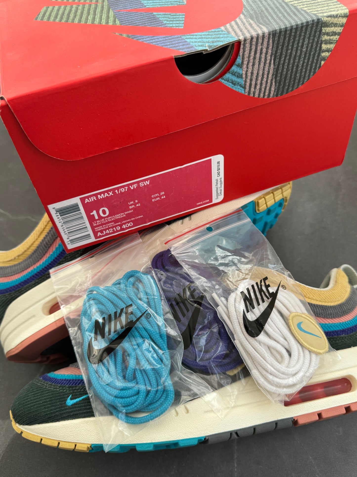Air Max 1/97 Sean Wotherspoon US10 Lot1