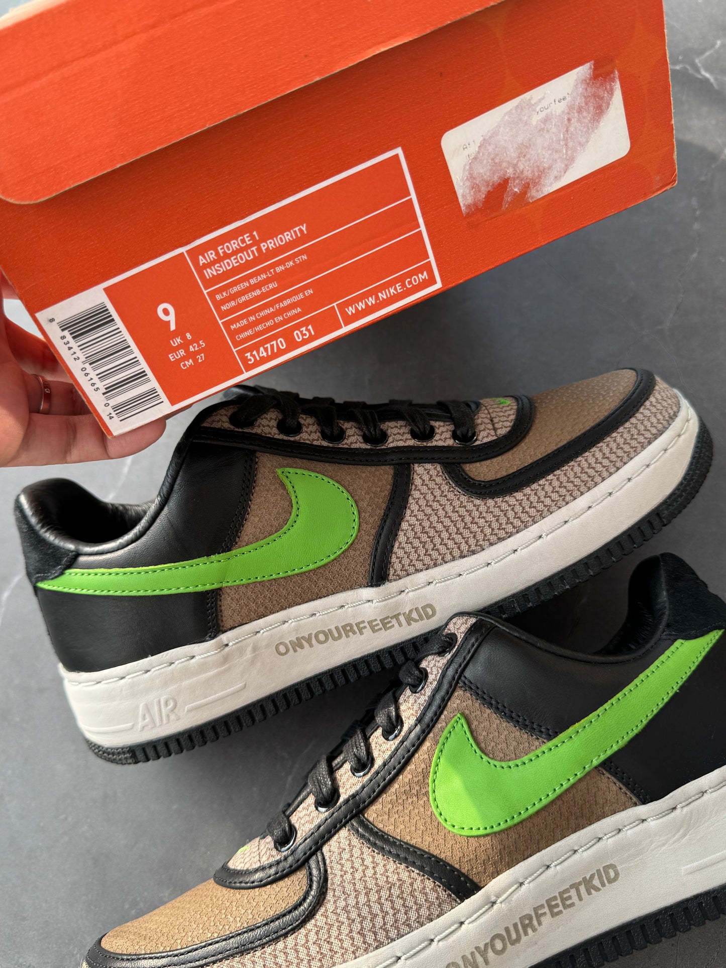 Air Force 1 Low Insideout Priority Undefeated Green Been 2006