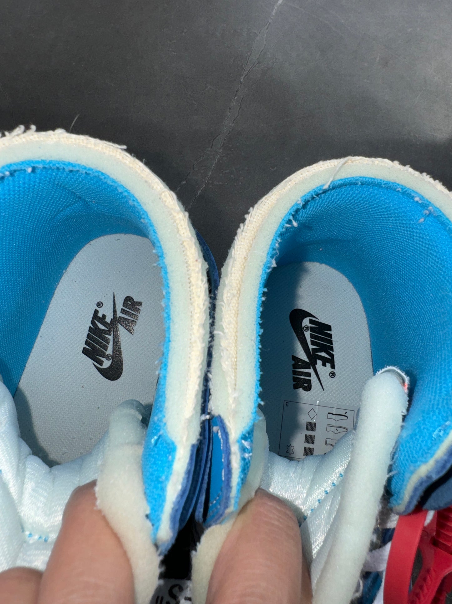 Air Jordan 1 High Off-White University Blue US9.5