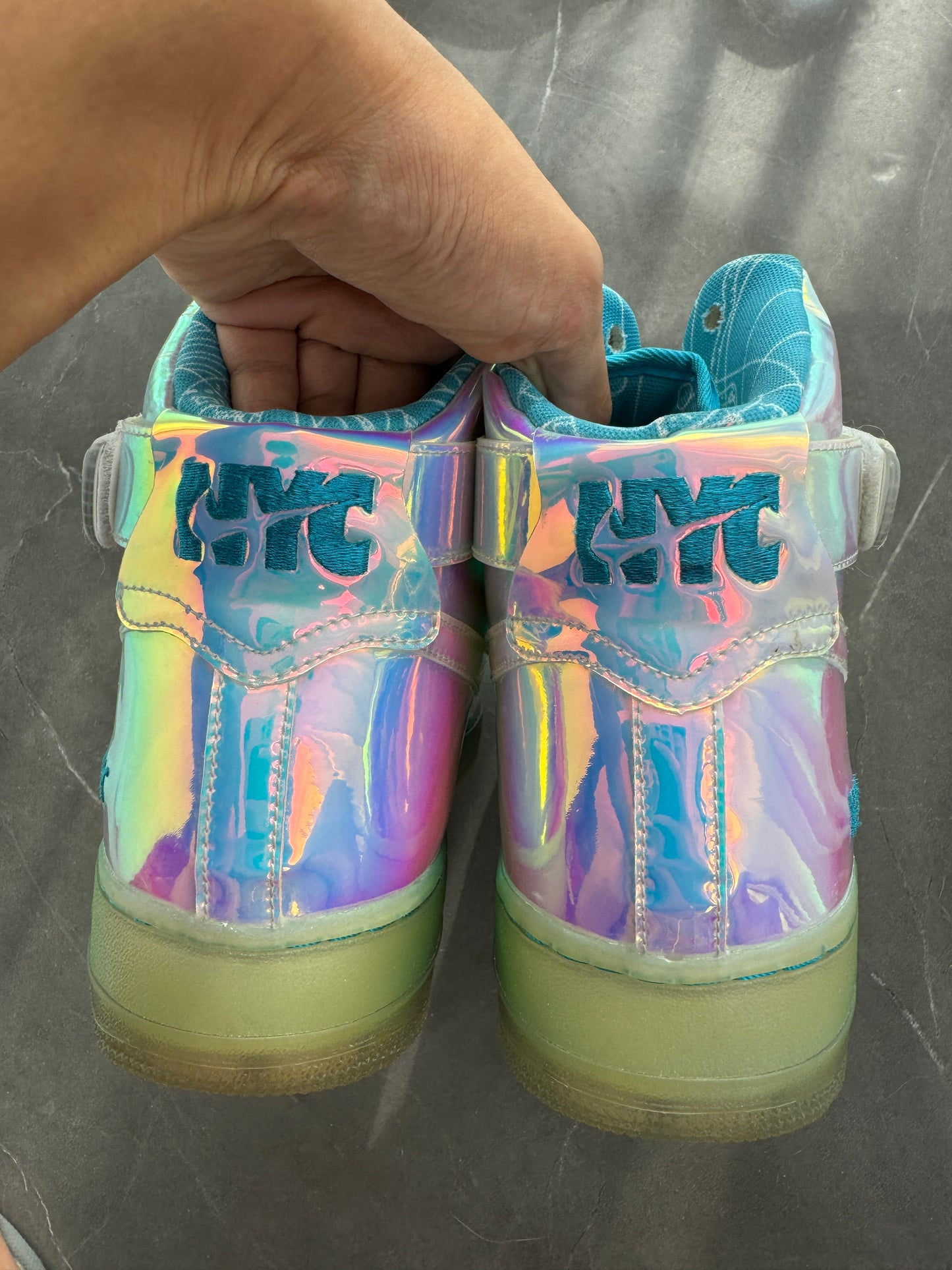 Air Force 1 High Premium Super Bowl Iridescent ID NYC Limited 2015