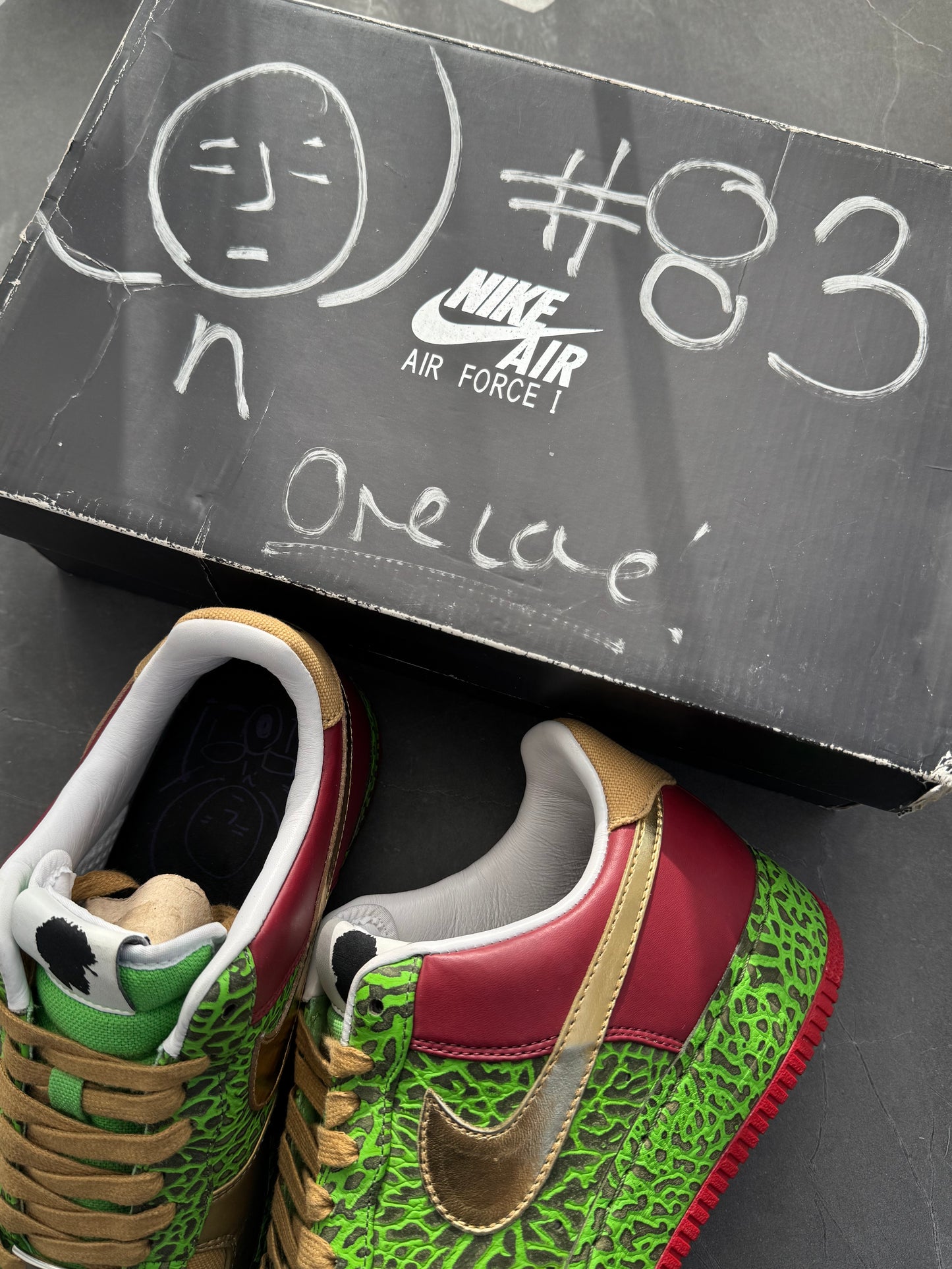 Air Force 1 Supreme I/O Questlove 2008 Gold Toe Friends & Family