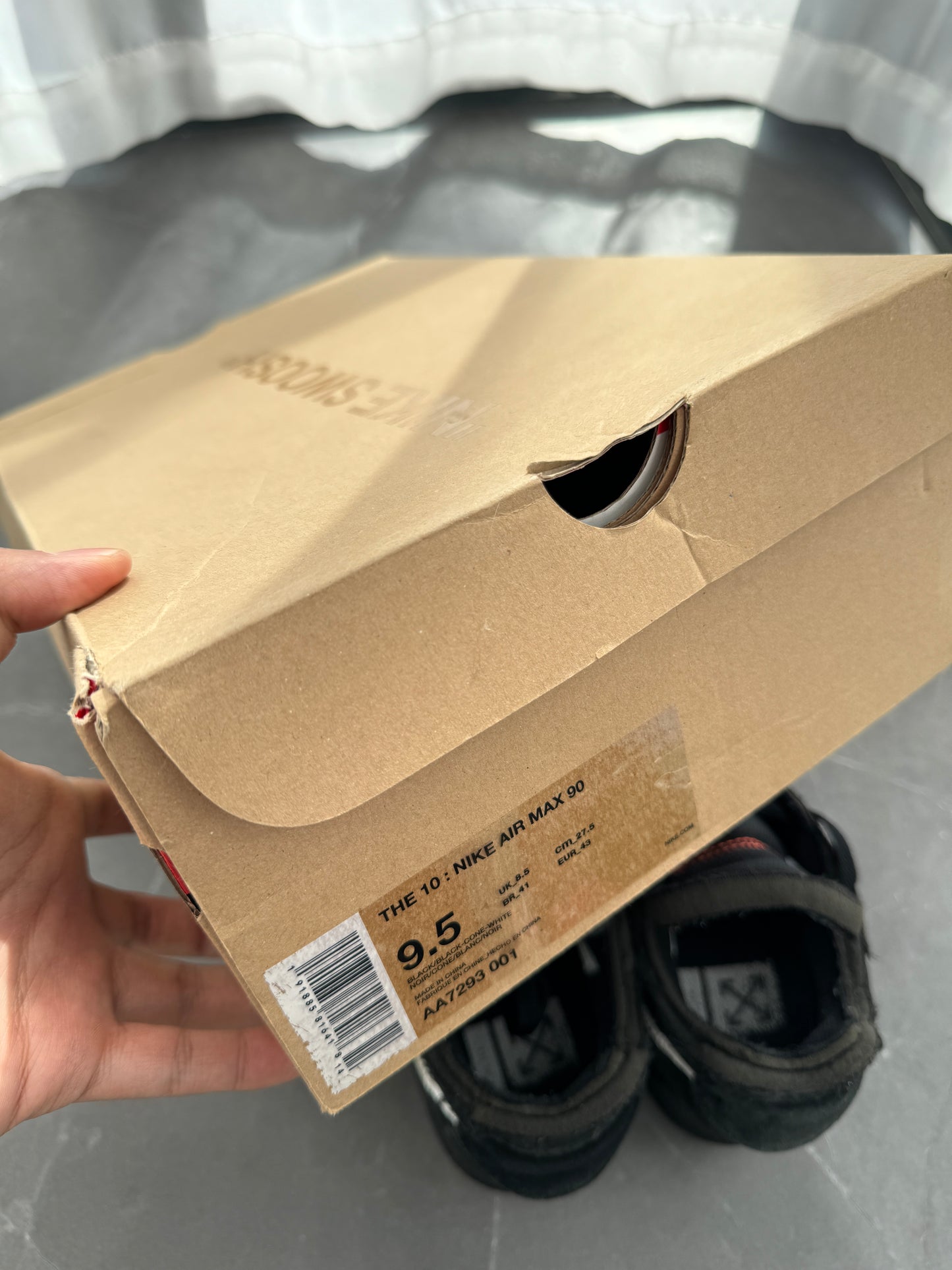 Air Max 90 Off-White Black US9.5