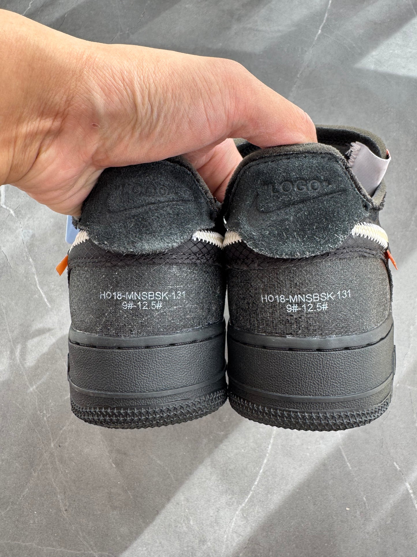 Air Force 1 Low Off-White Black US9 Lot2