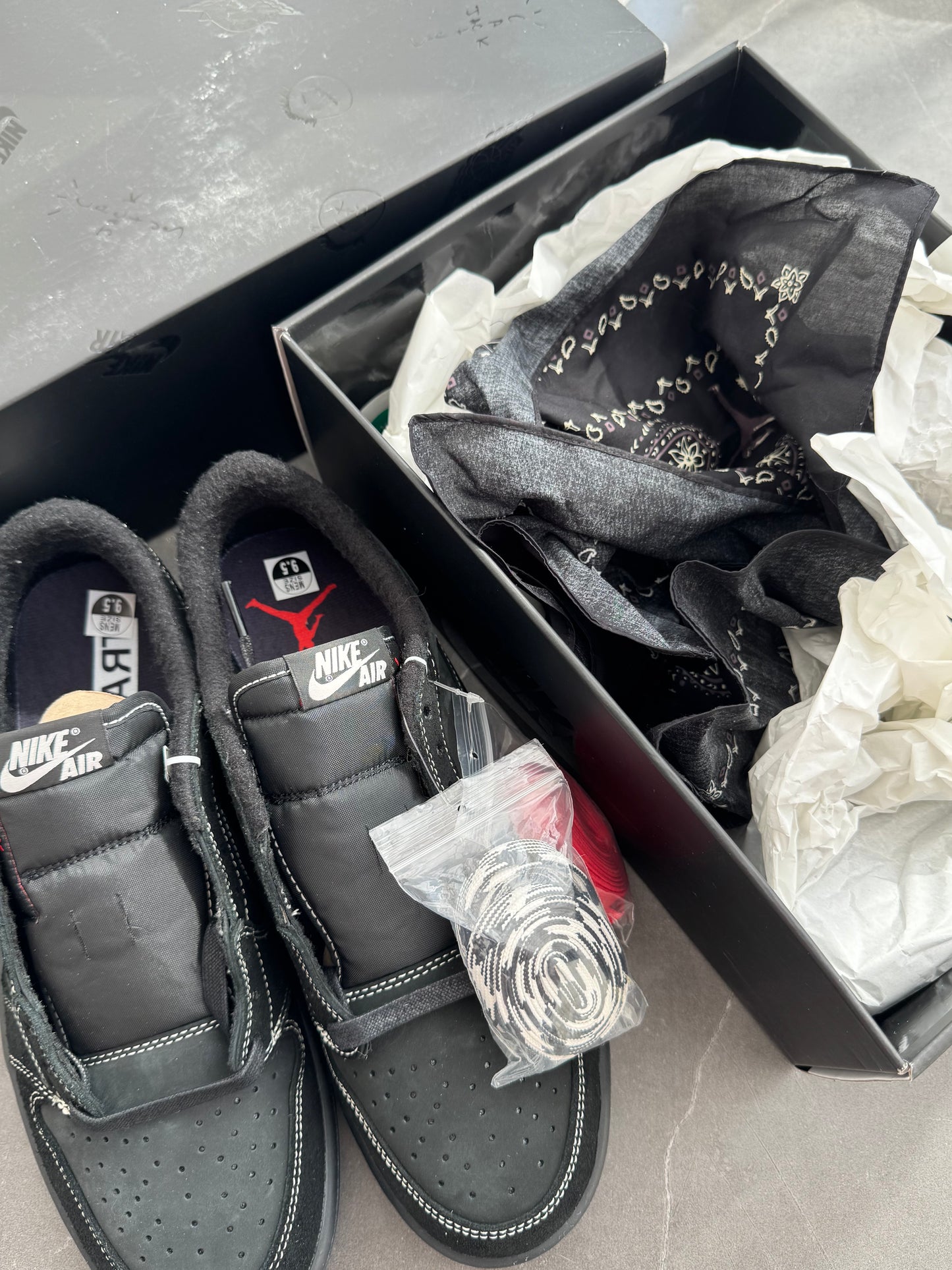Air Jordan 1 Low Travis Scott Black Phantom