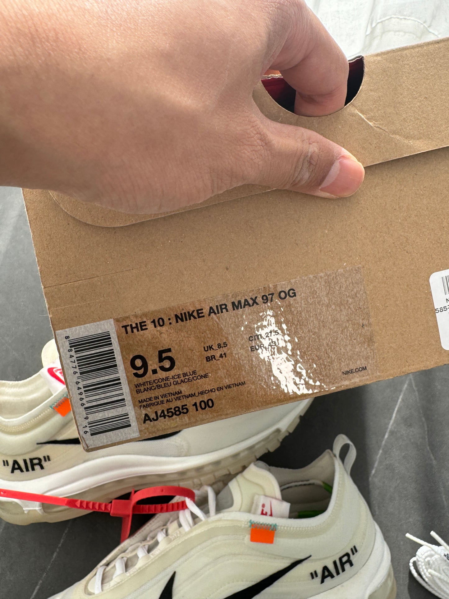Air Max 97 Off-White The Ten US9.5