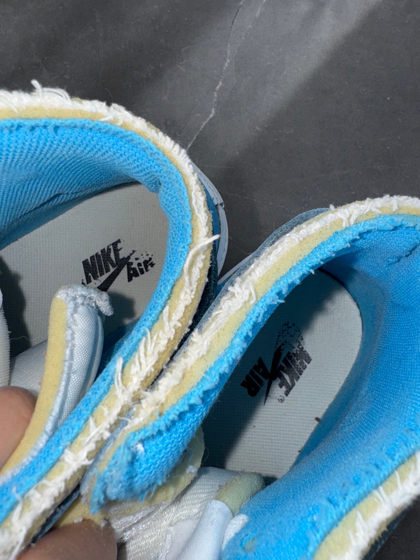 Air Jordan 1 High Off-White University Blue US10