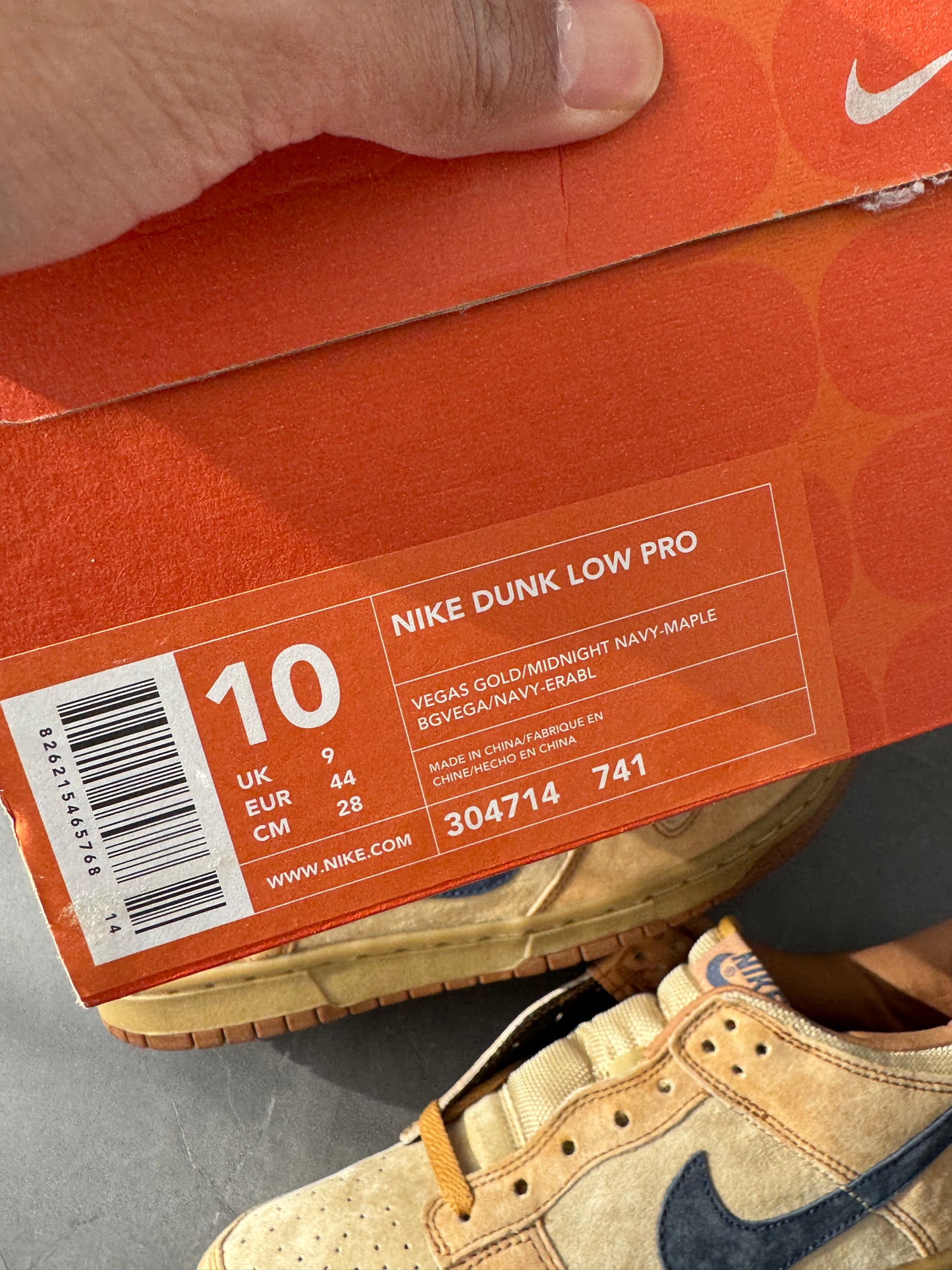 Dunk Low Pro B Vagas Gold Brown 2003