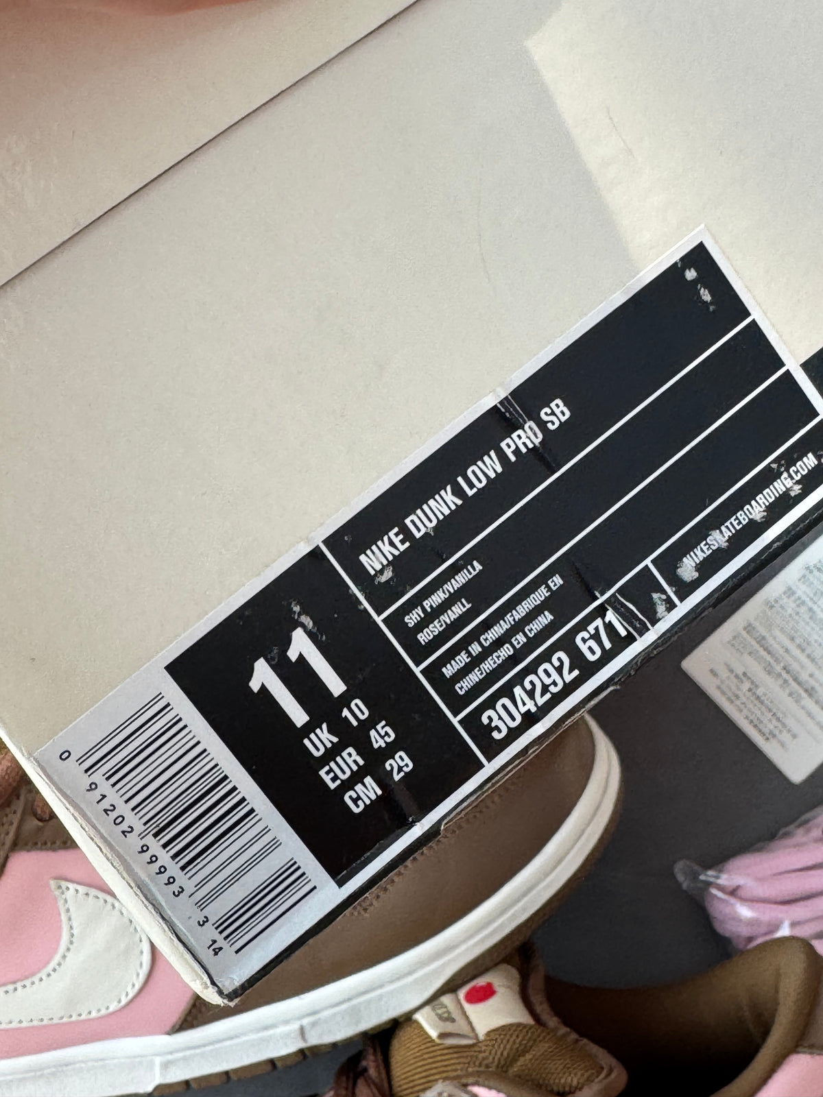 Dunk Low Pro SB Stussy Cherry 2005 US11