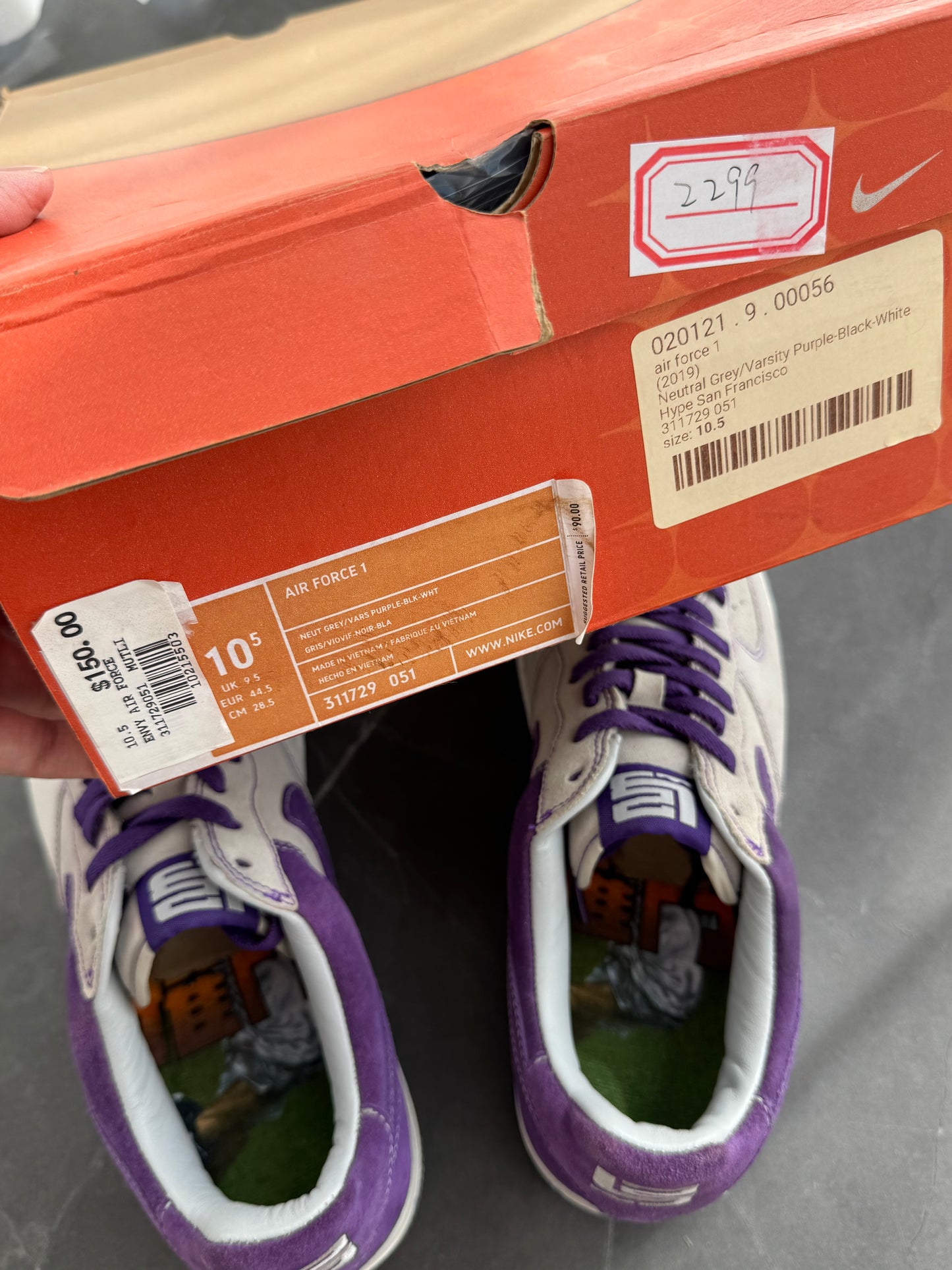 Air Force 1 Low Chamber Of Fear Hype 2004