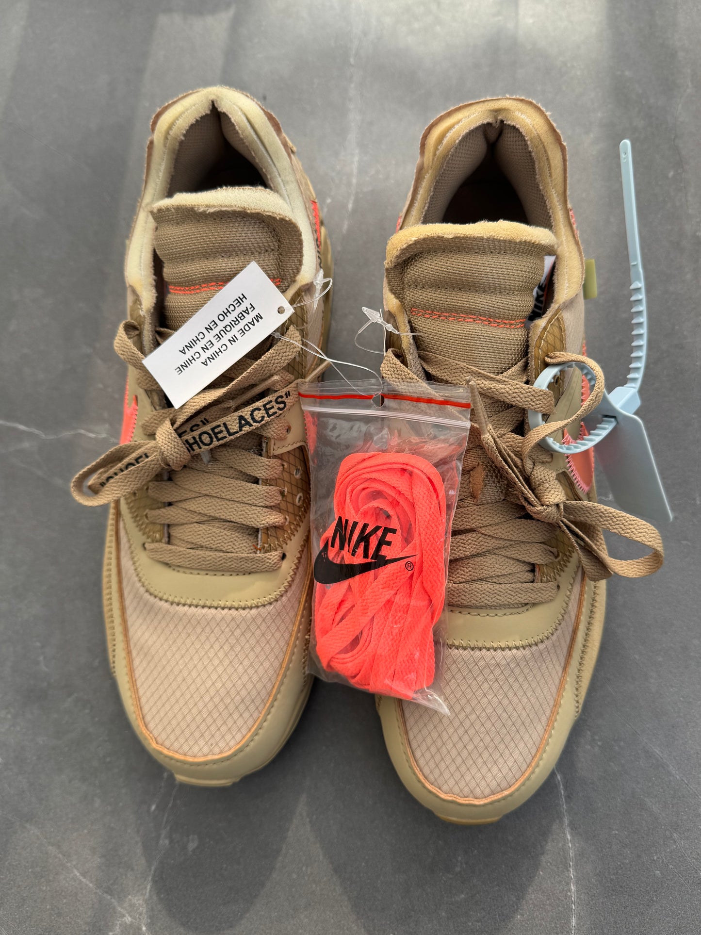 Air Max 90 Off-White Desert Ore US10.5