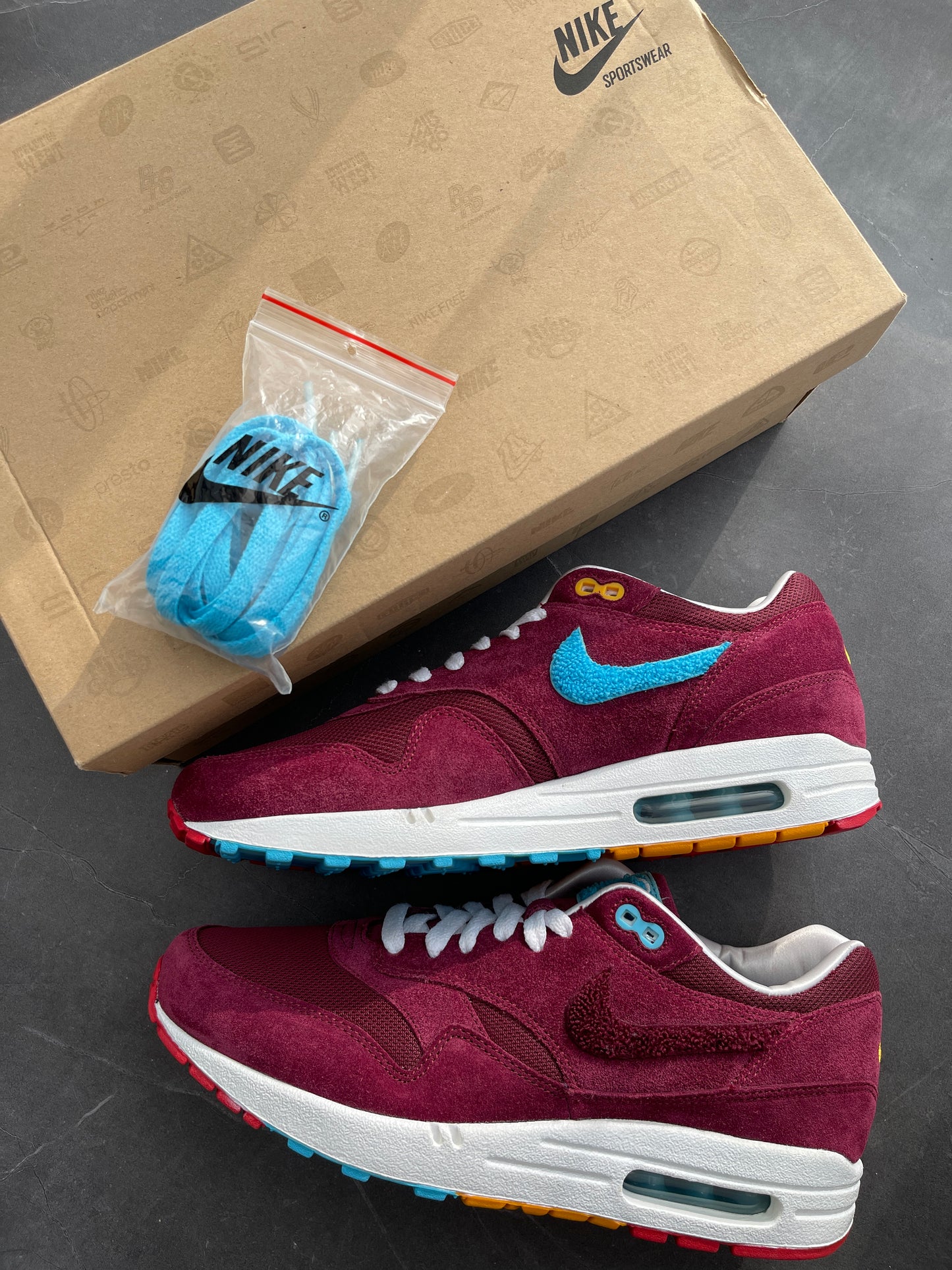 Air Max 1 Parra Patta Cherrywood