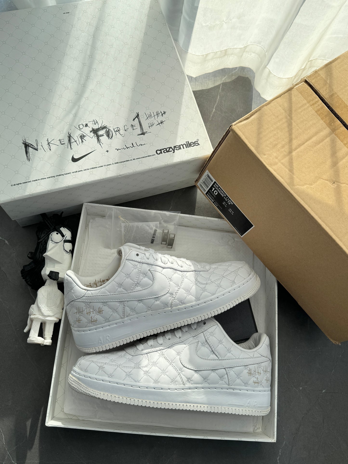 Air Force 1 Low Supreme I/O Michael Lau Crazy Smiles