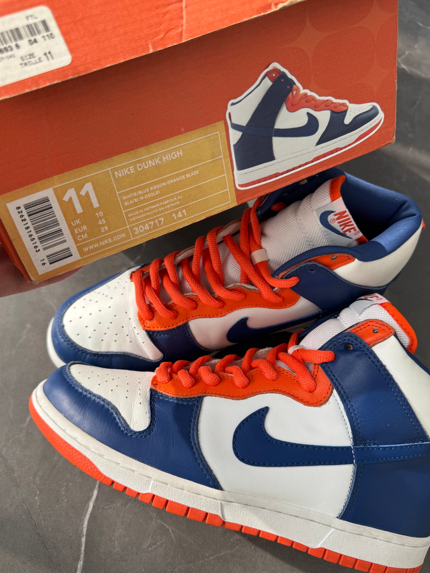 Dunk High Euro Knicks 2003