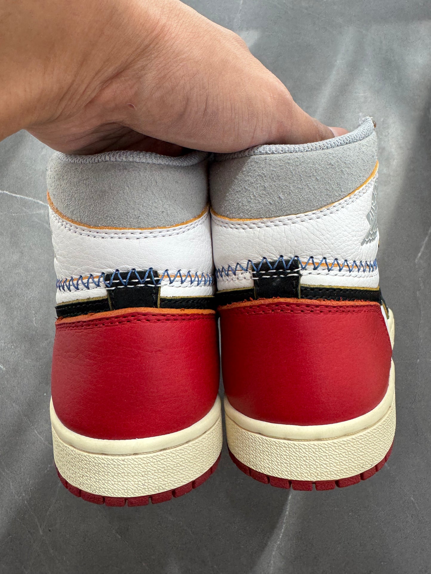 Air Jordan 1 High Union Black Toe US5