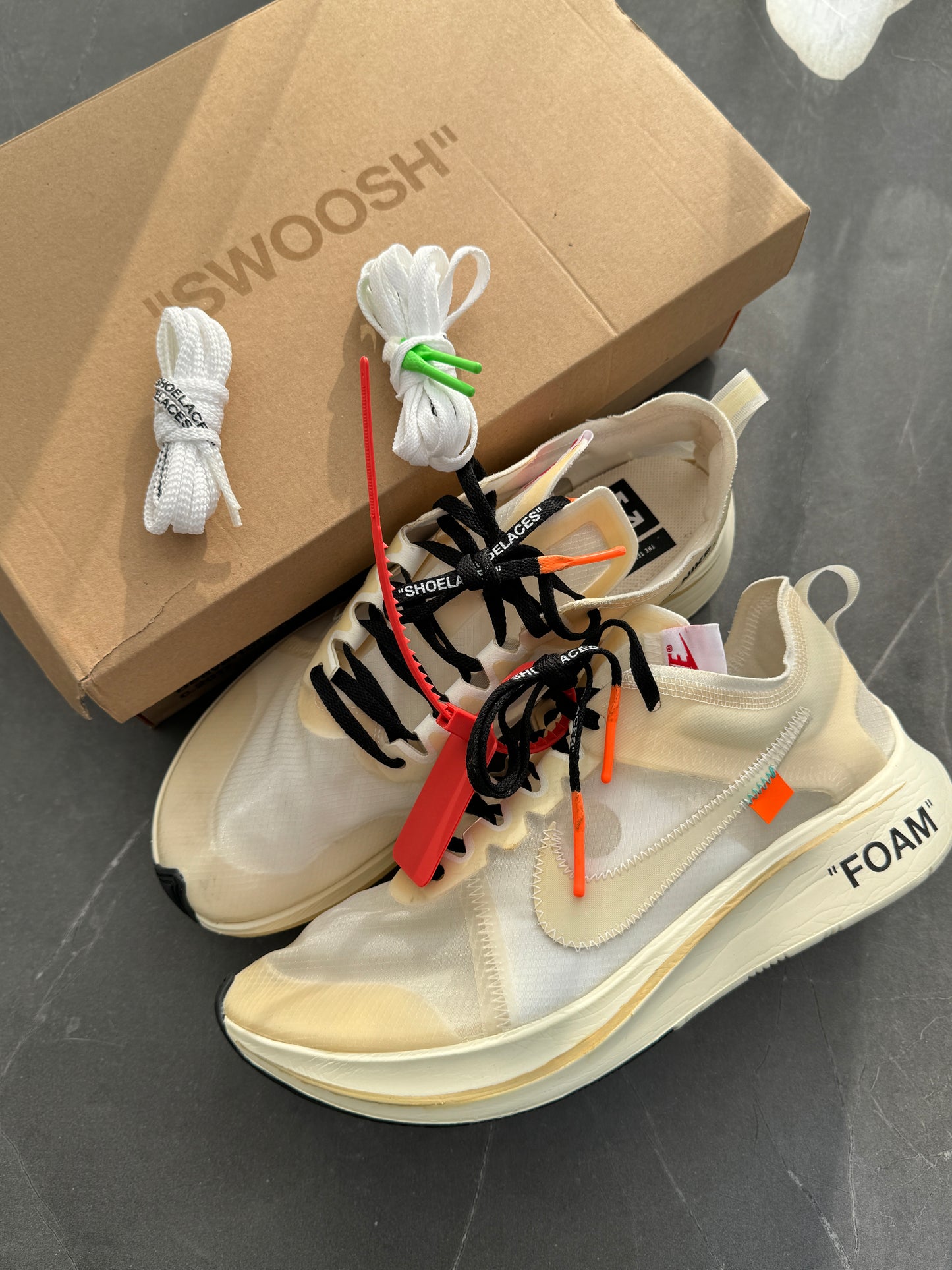 Nike Zoom Fly Off-White The Ten US10