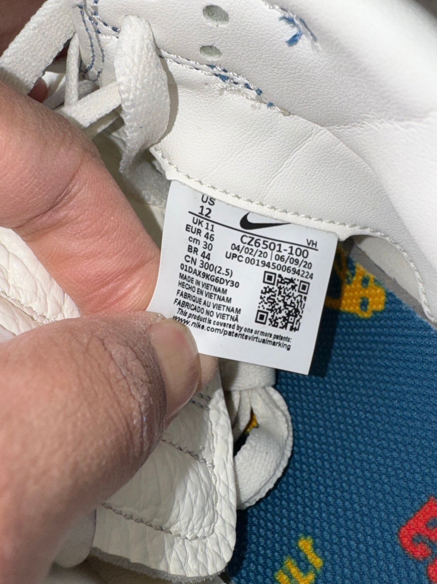 Dunk Low Kasina Industrial Blue US12