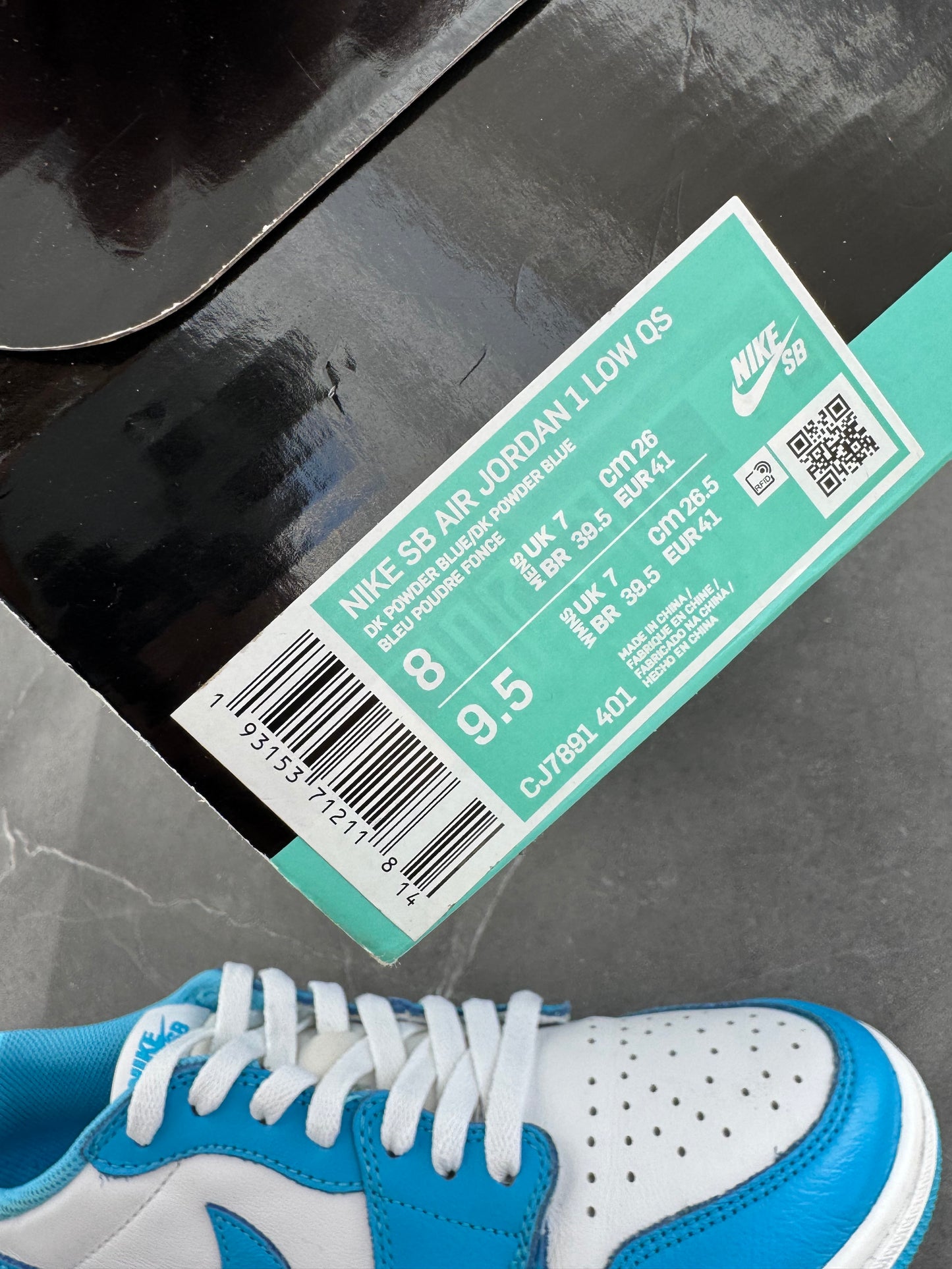 Air Jordan 1 Low SB UNC US8