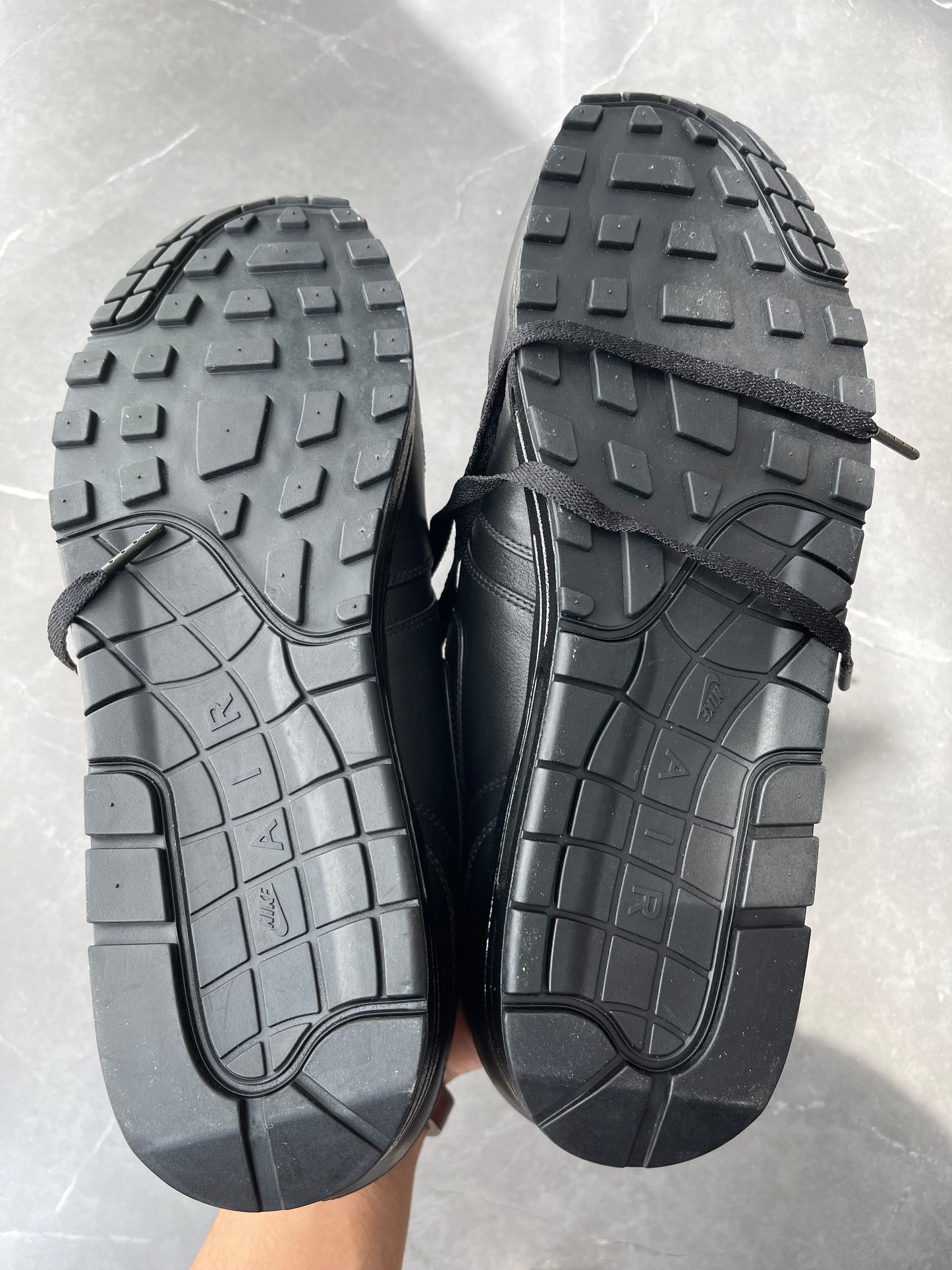 Air Max 1 Bespoke Triple Black Fit Test Sample 2015