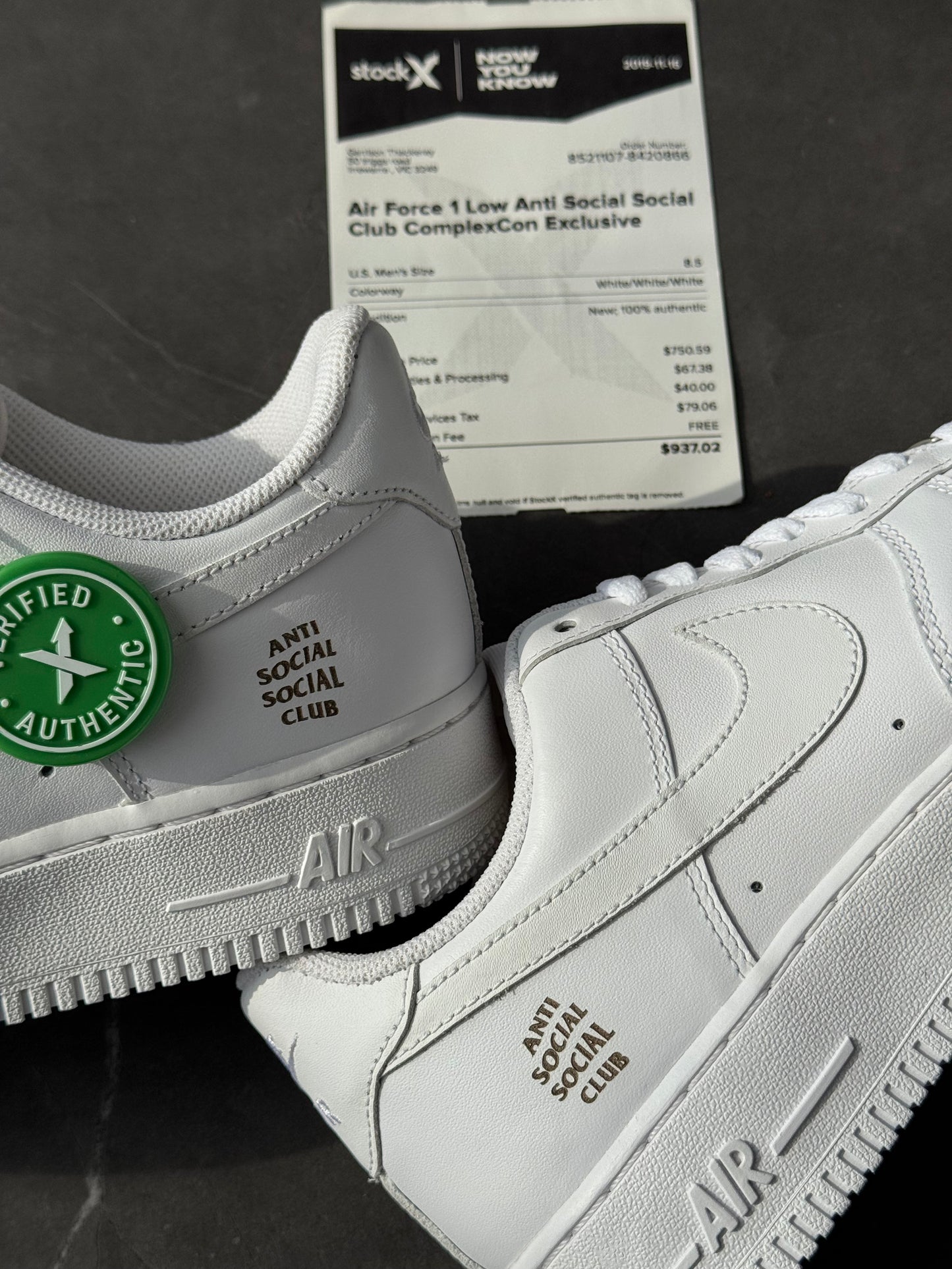 Air Force 1 Low Anti Social Social Club ComplexCon Exclusive
