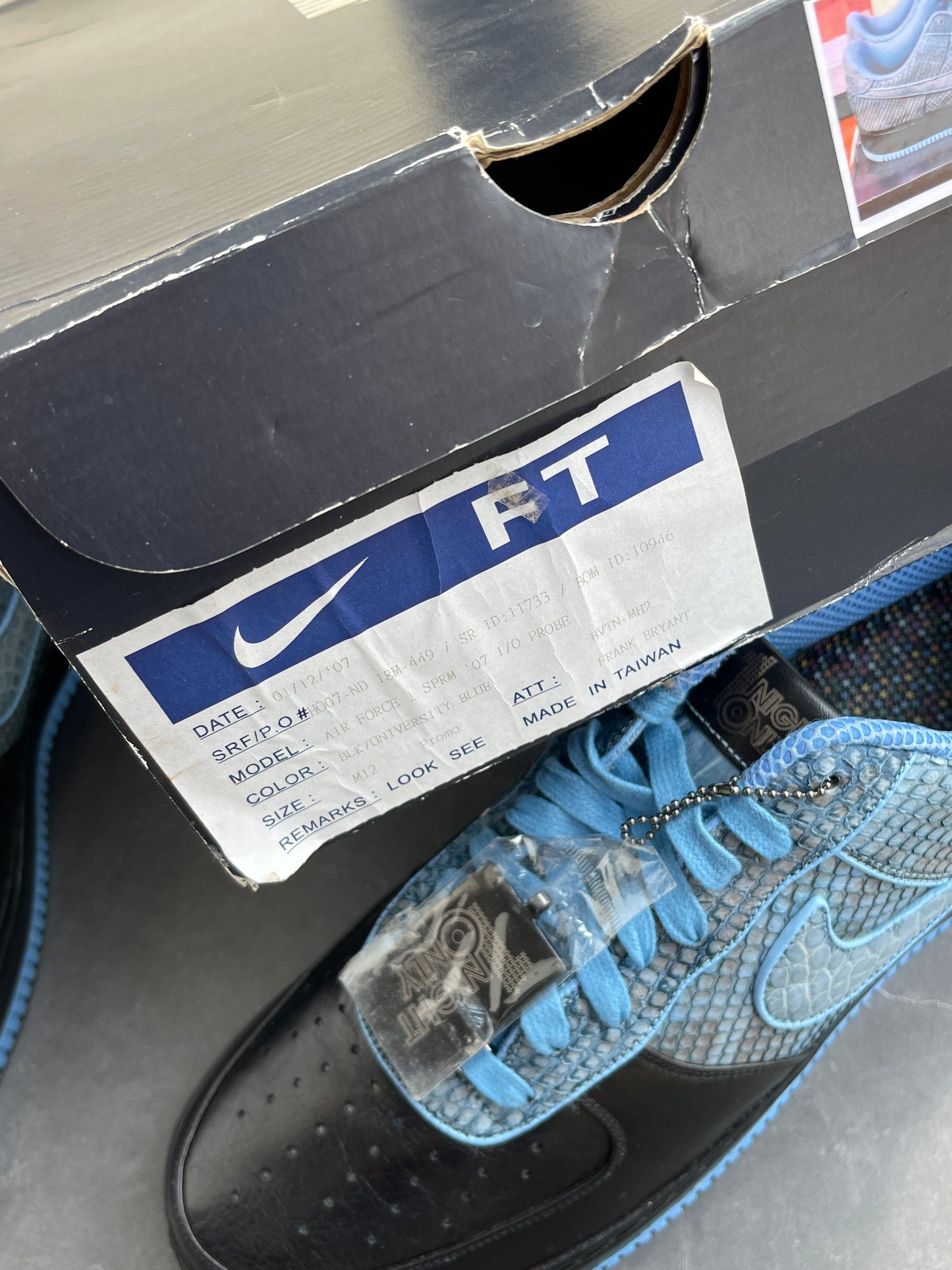 Air Force 1 Low One Night Only Sample