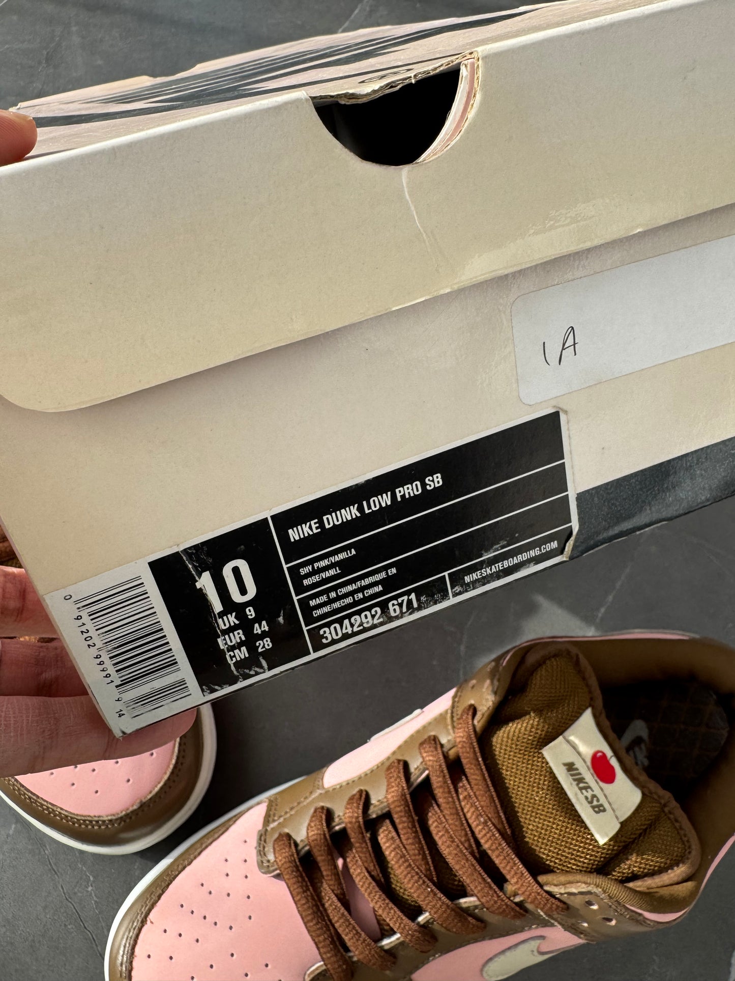 Dunk Low Pro SB Stussy Cherry 2005 US10