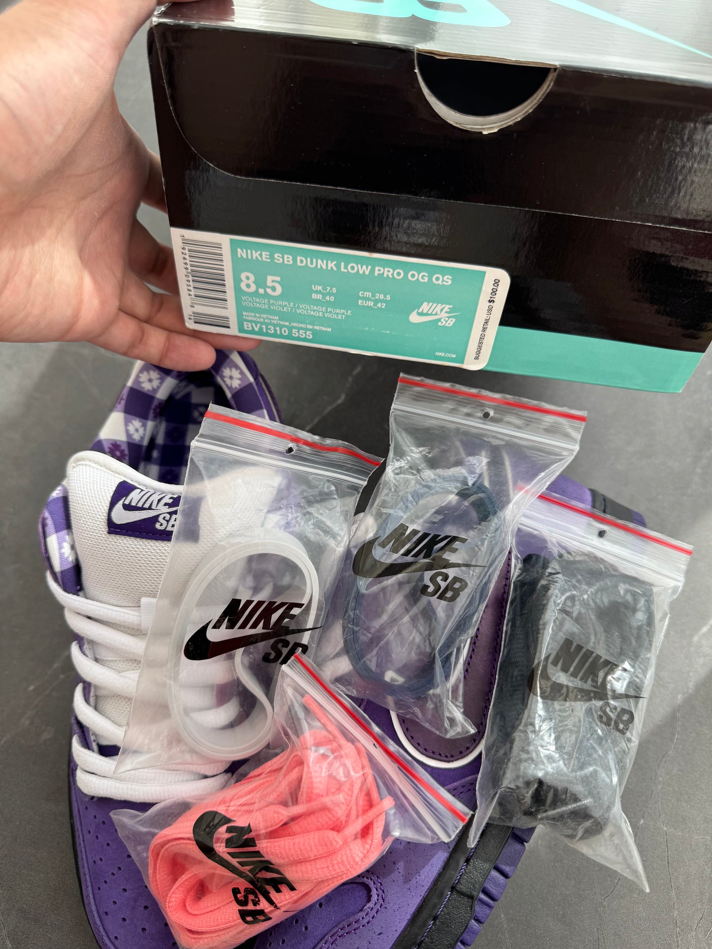 Dunk Low Pro SB Purple Lobster US8.5