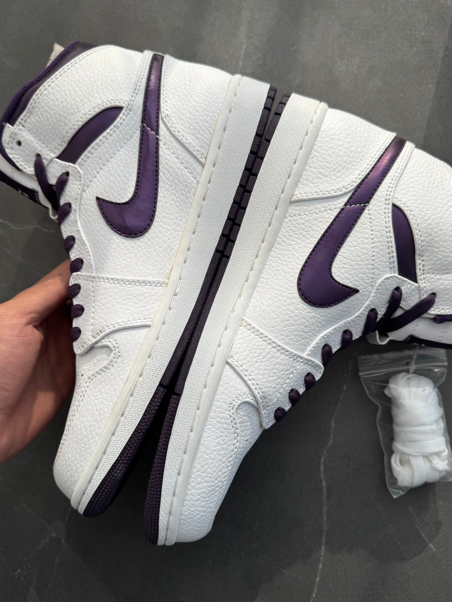 Air Jordan 1 High "Do The Right Thing" Pack 2009 Purple