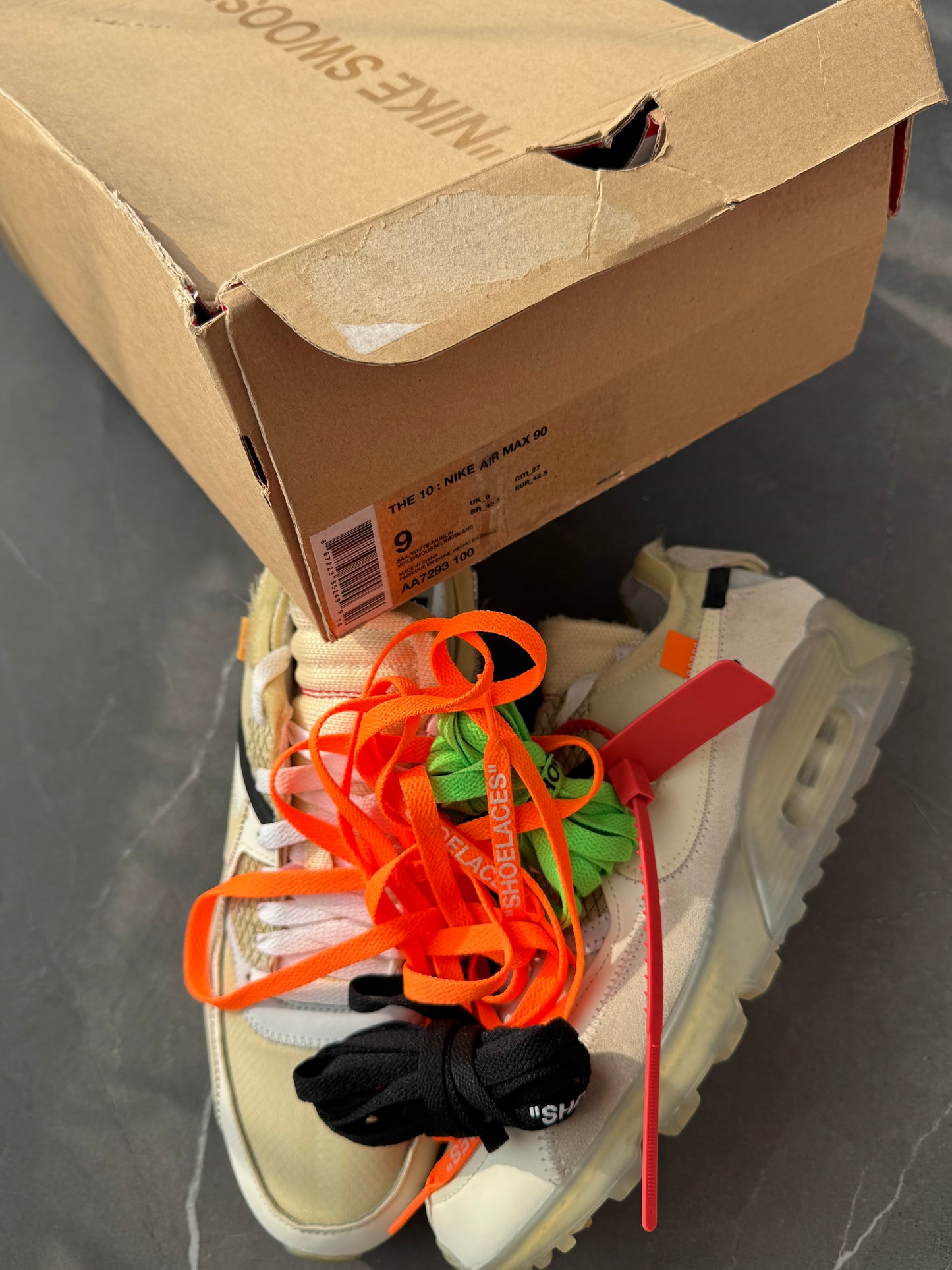 Air Max 90 Off-White The Ten US9