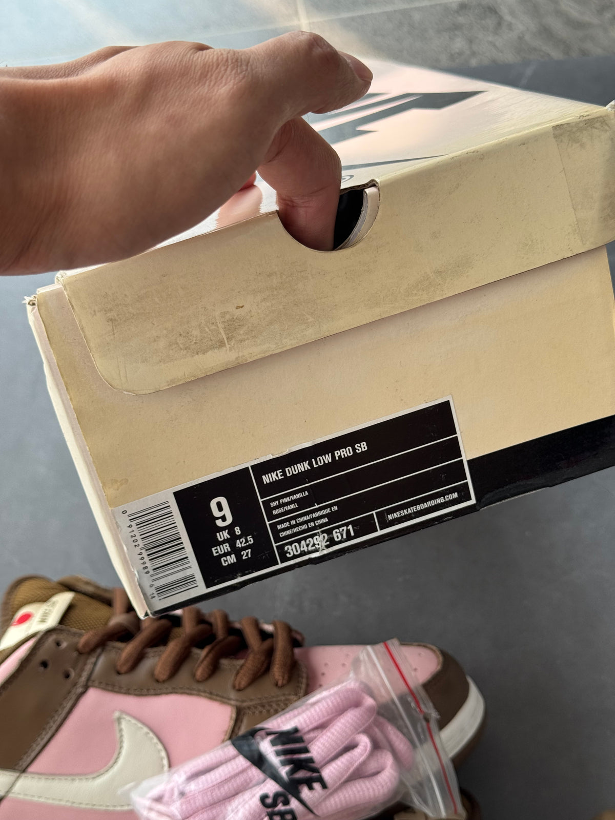 Dunk Low Pro SB Stussy Cherry 2005 US9