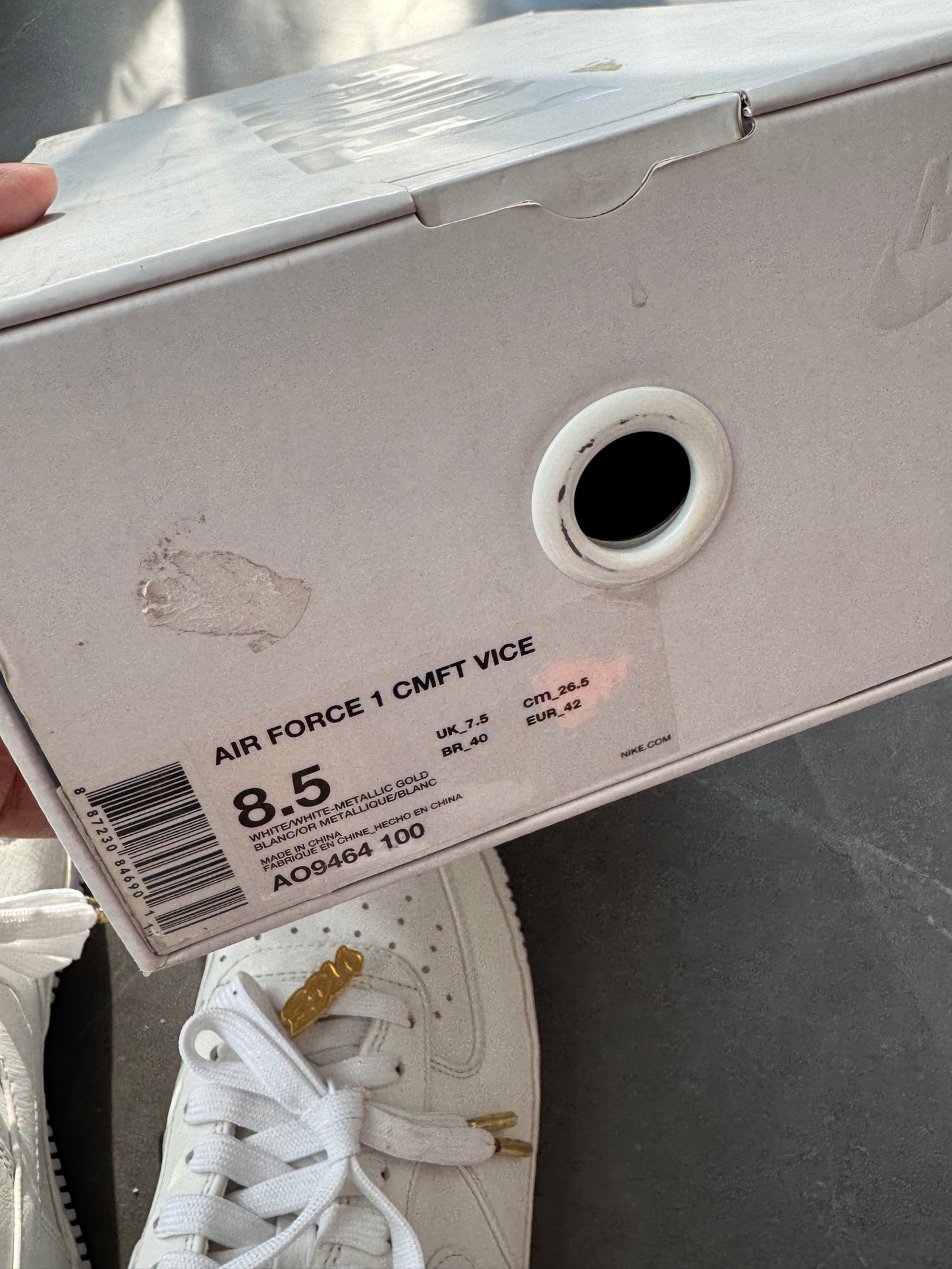 Air Force 1 Low CMFT Vice Sample