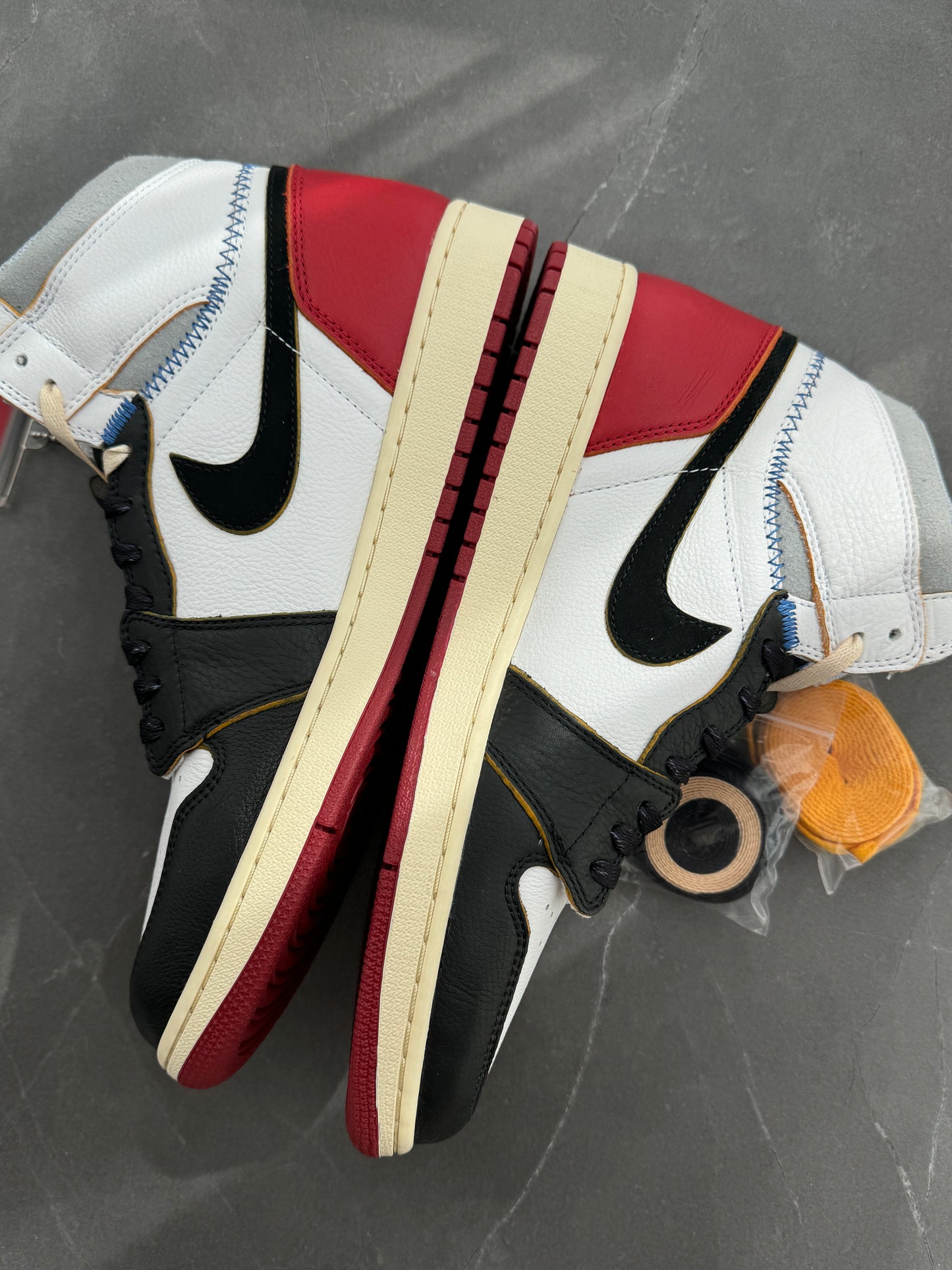 Air Jordan 1 High Union Black Toe US12
