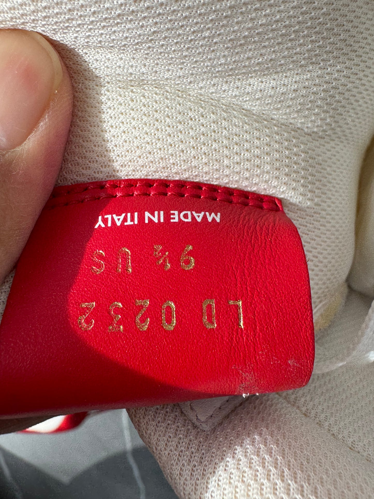 Louis Vuitton Air Force 1 Low By Virgil Abloh White Red