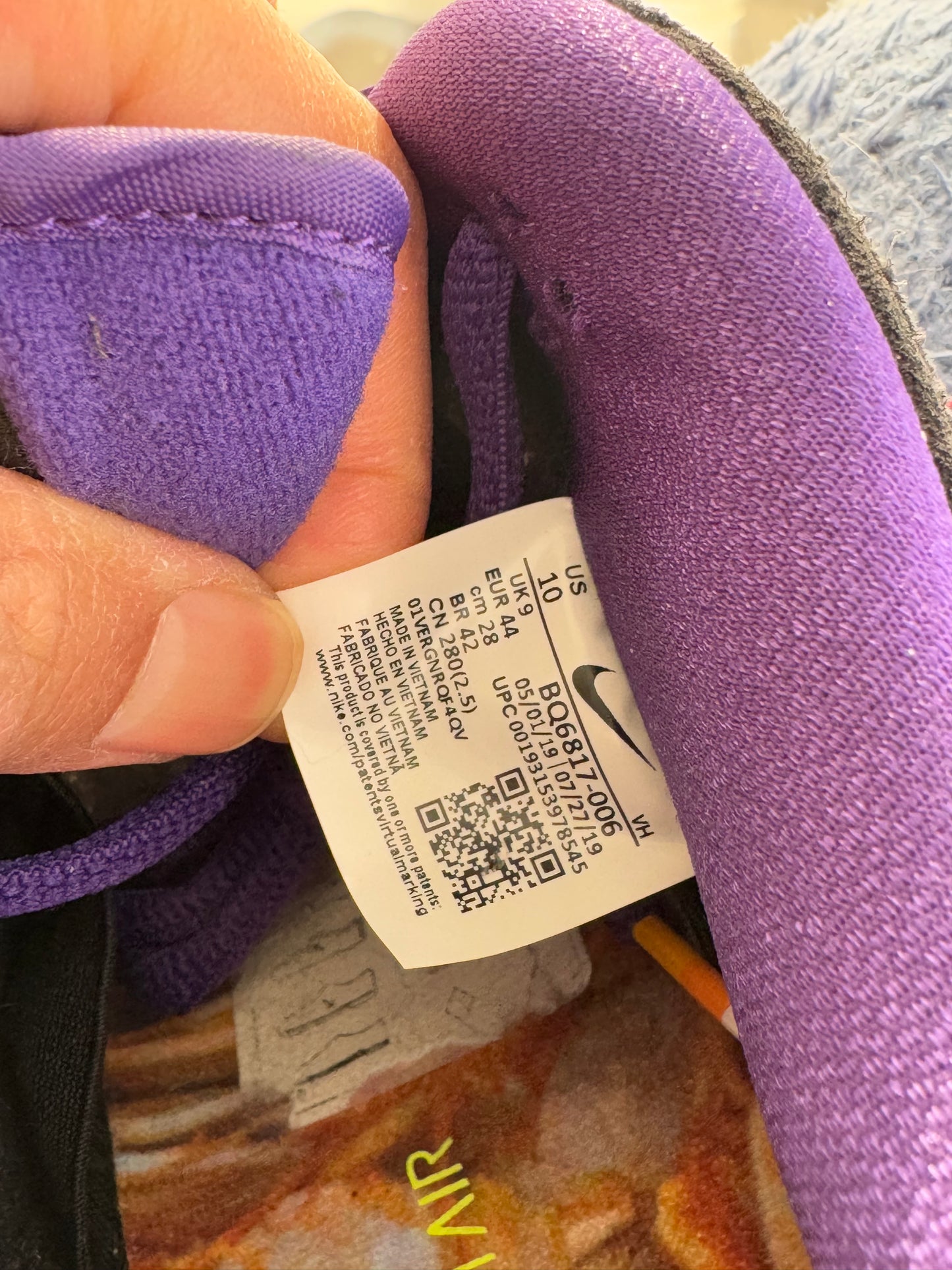 Dunk Low Pro SB Night Of Mischief US10