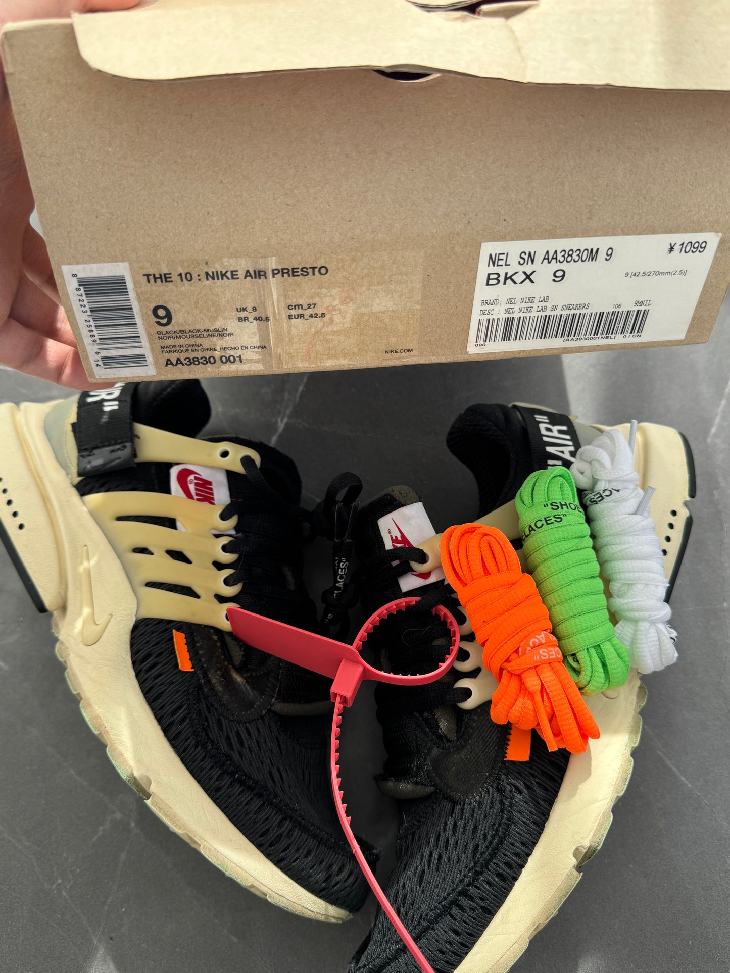 Nike Air Presto Off-White The Ten US9