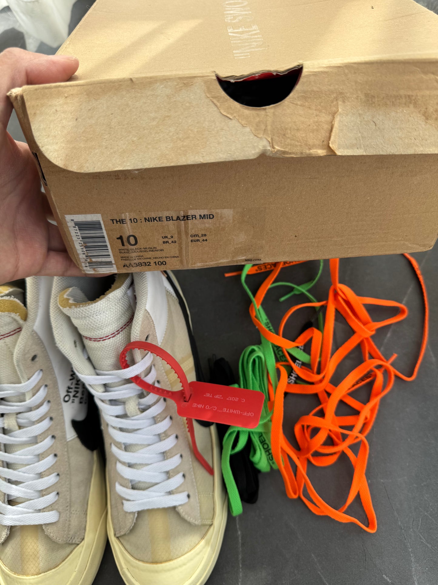 Nike Blazer Mid Off-White The Ten US10