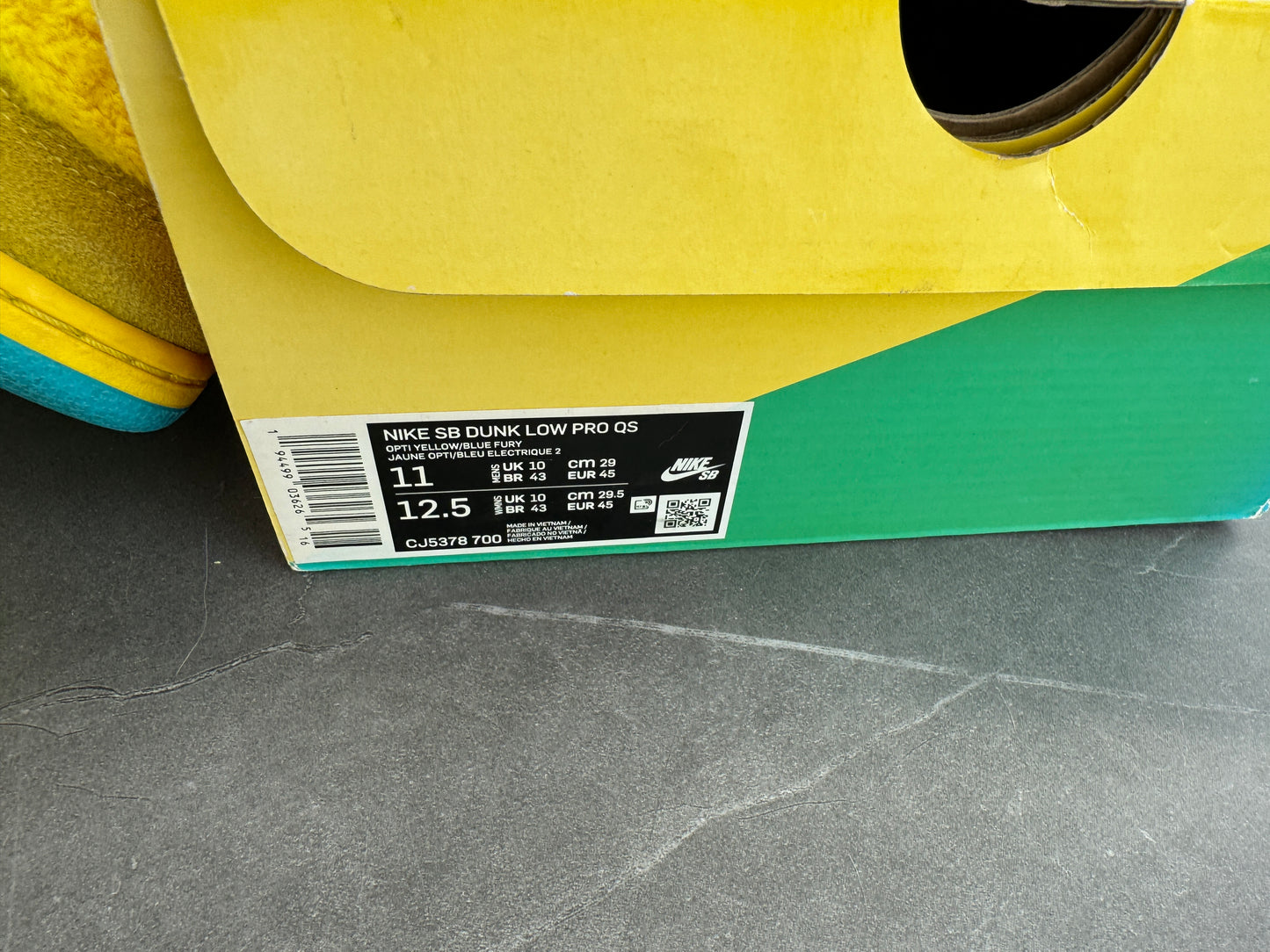 Dunk Low Pro SB Greatfuldead Bear Opti Yellow US11