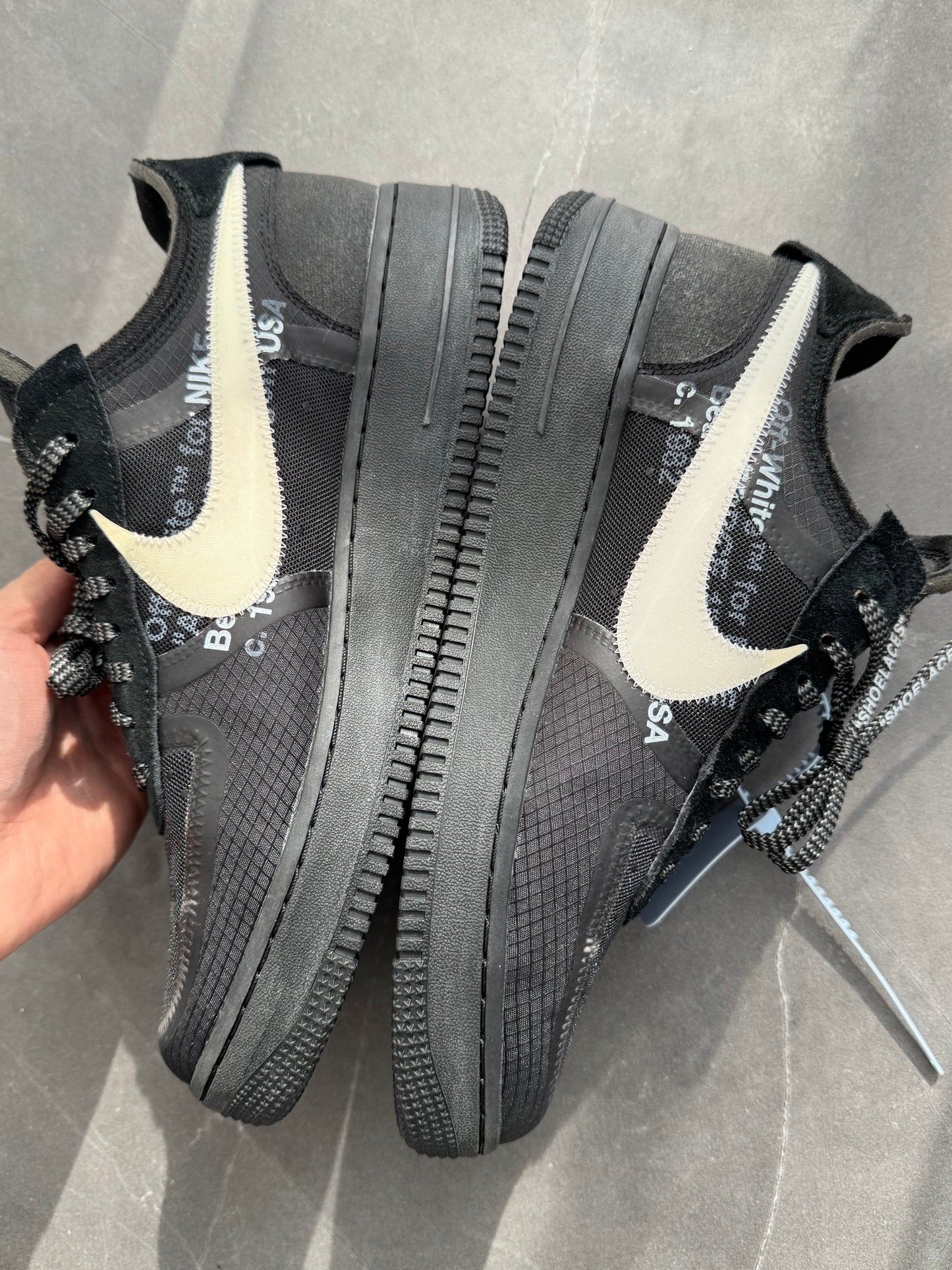 Air Force 1 Low Off-White Black US10