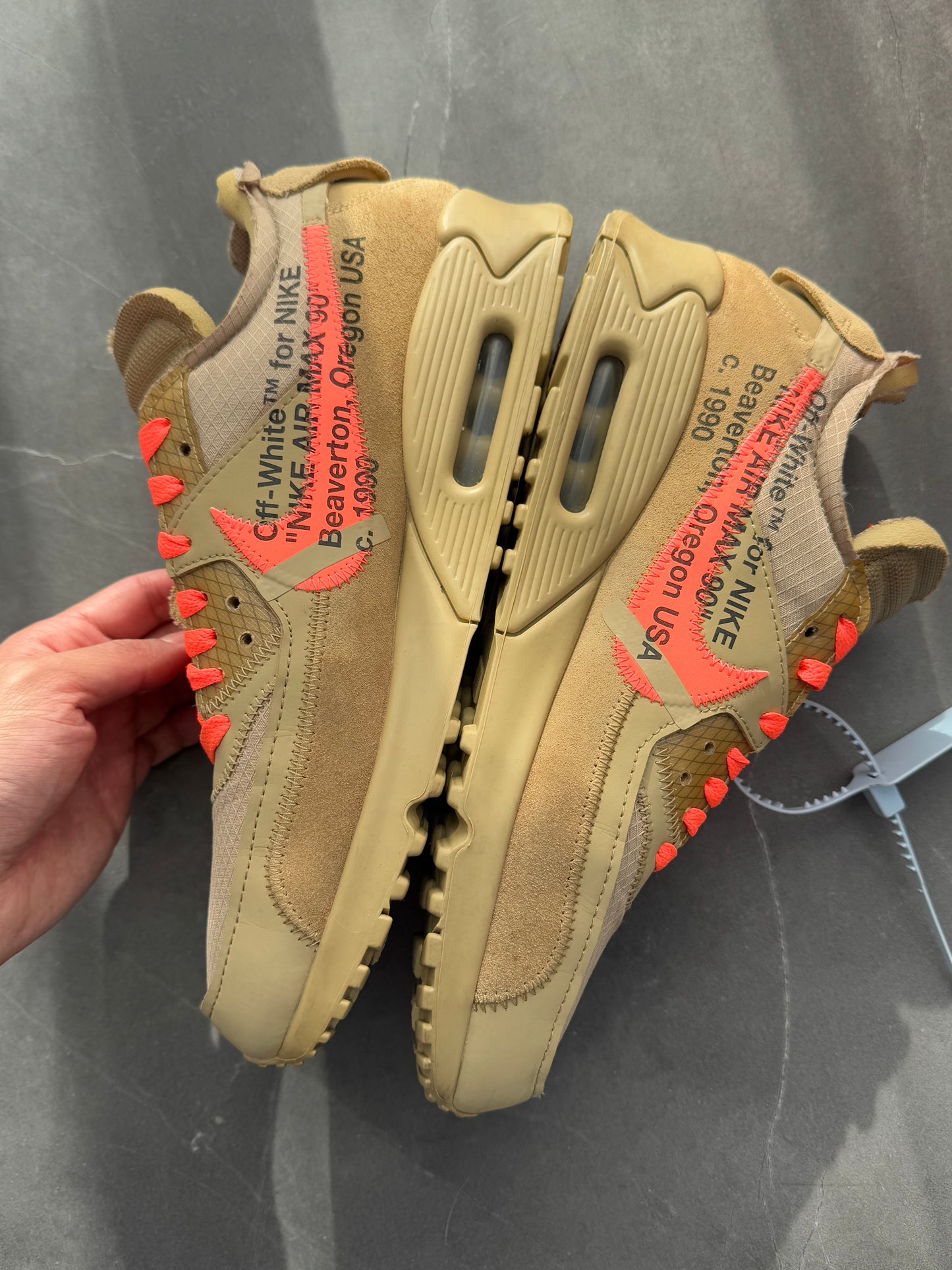 Air Max 90 Off-White Desert Ore US10.5