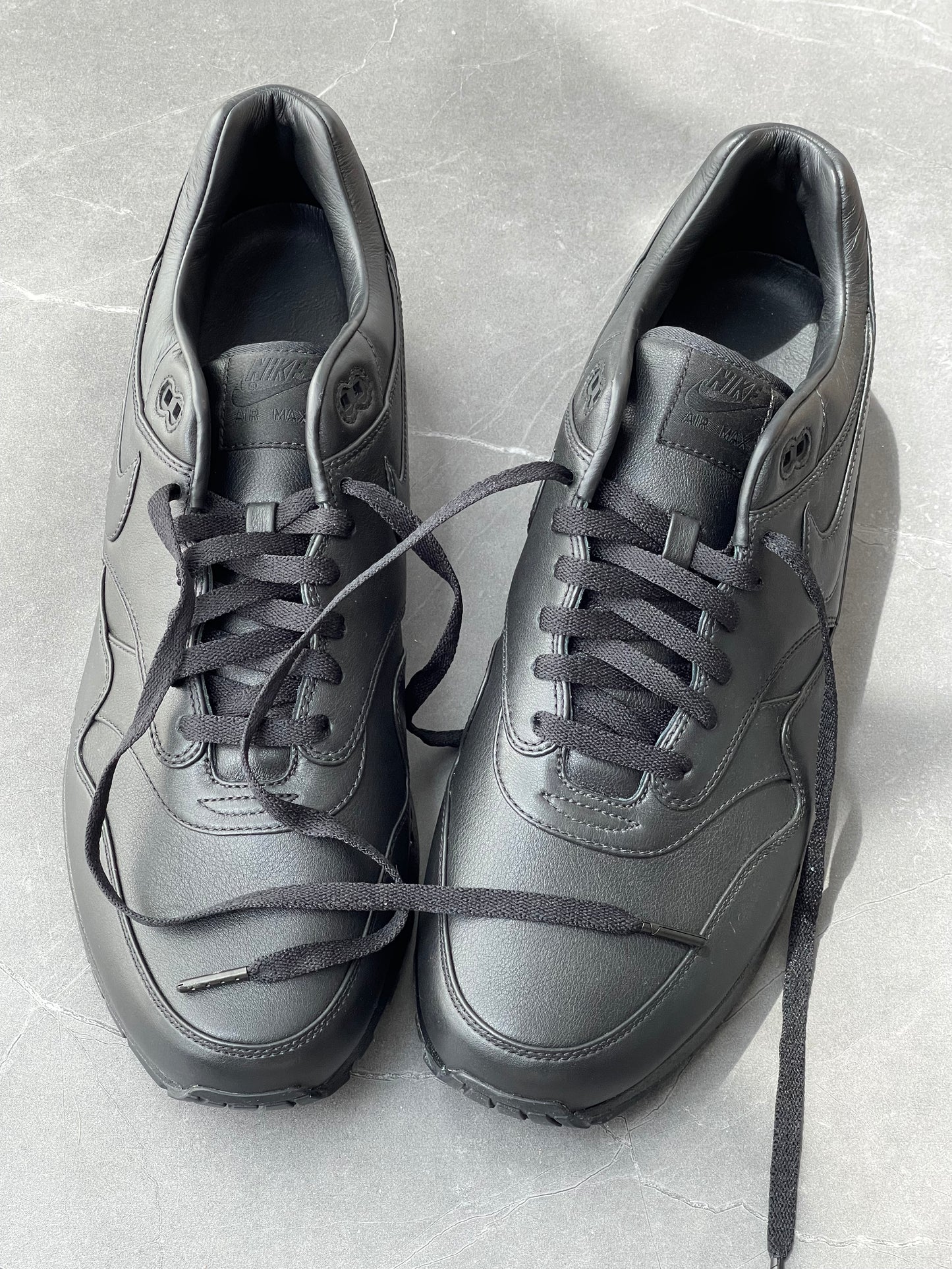 Air Max 1 Bespoke Triple Black Fit Test Sample 2015