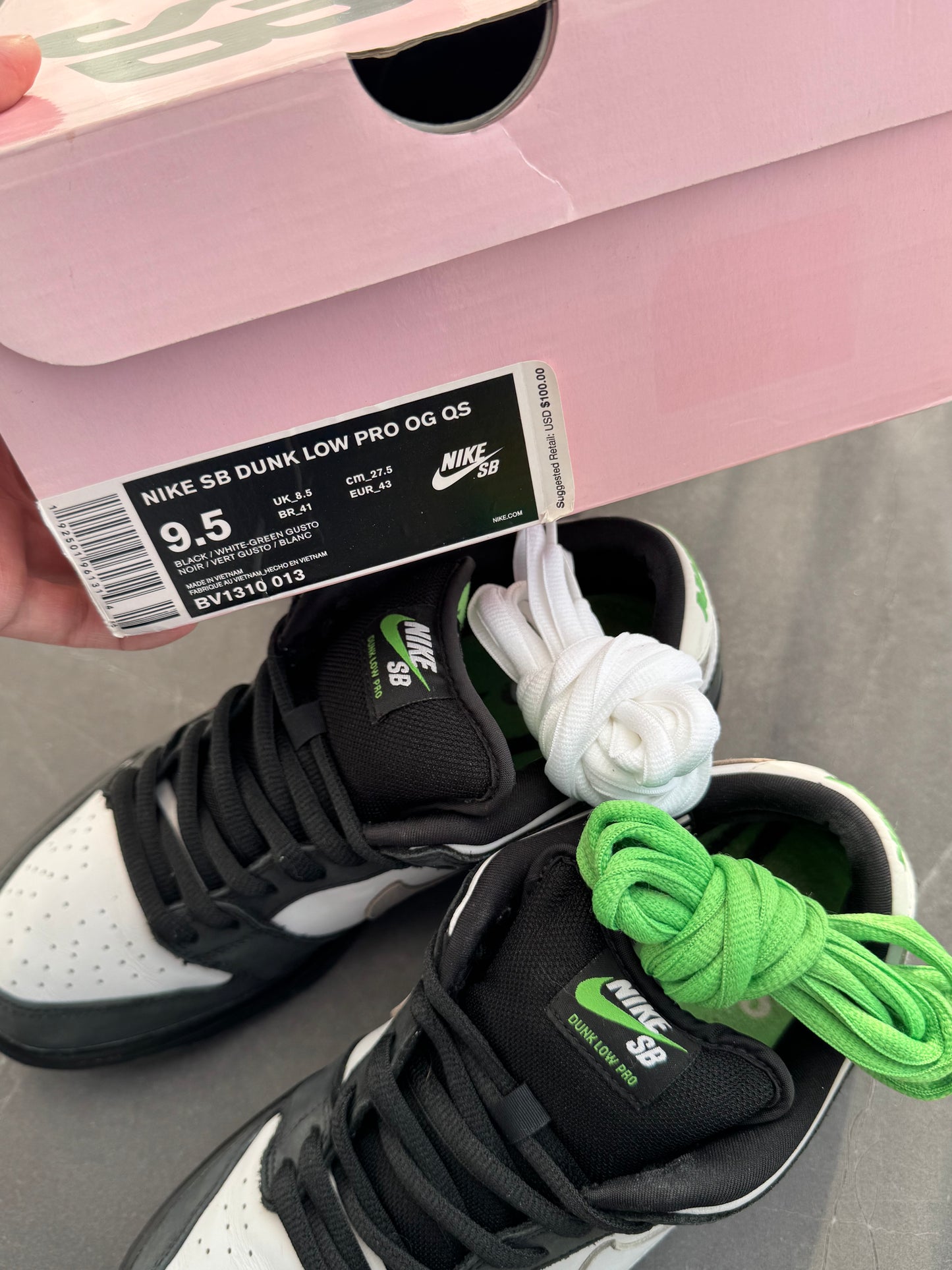 Dunk Low Pro SB Panda Pigeon US9.5