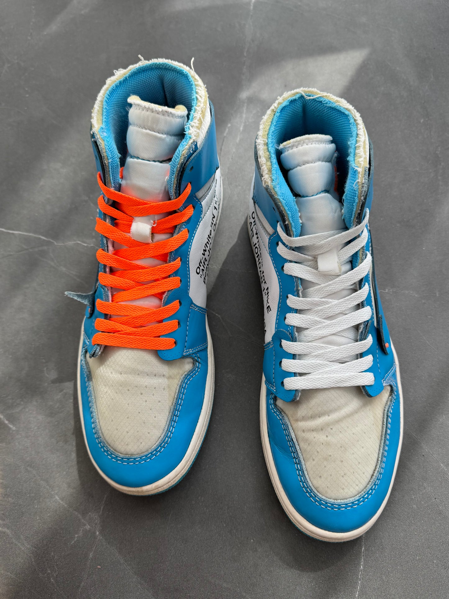 Air Jordan 1 High Off-White University Blue US10