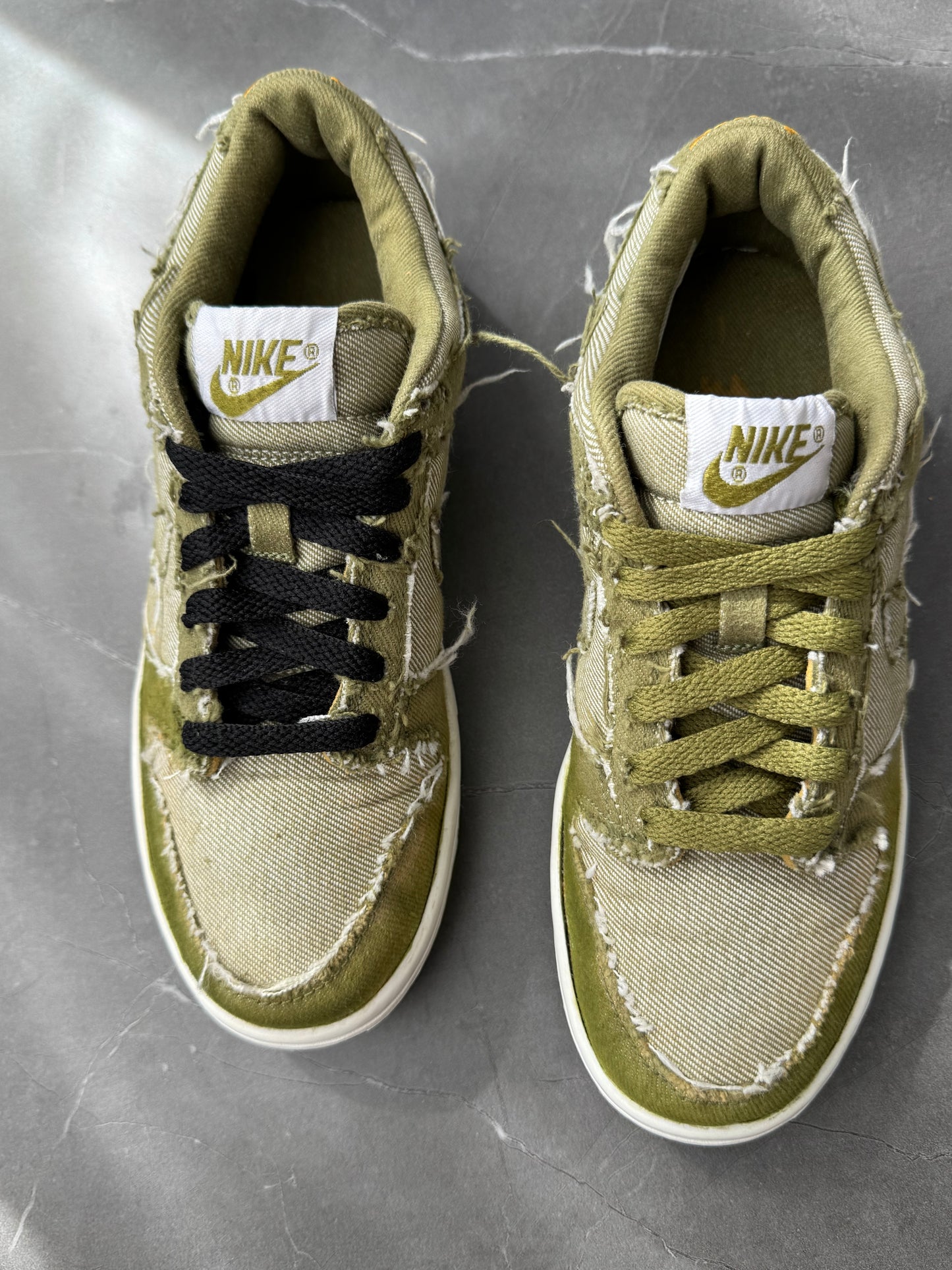 Dunk Low CL Pilgrim White Green Denim 2005 US5