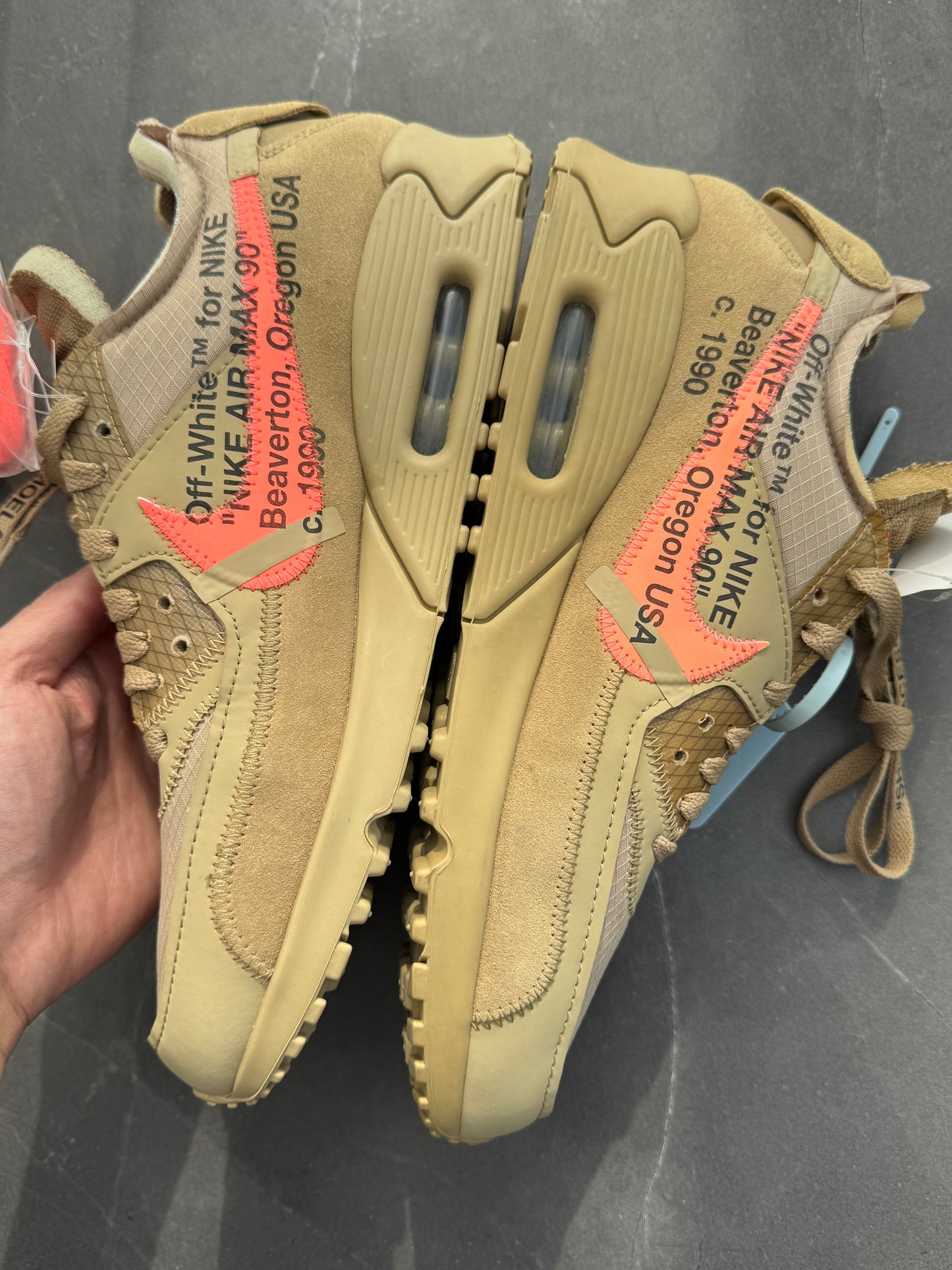 Air Max 90 Off-White Desert Ore US10.5