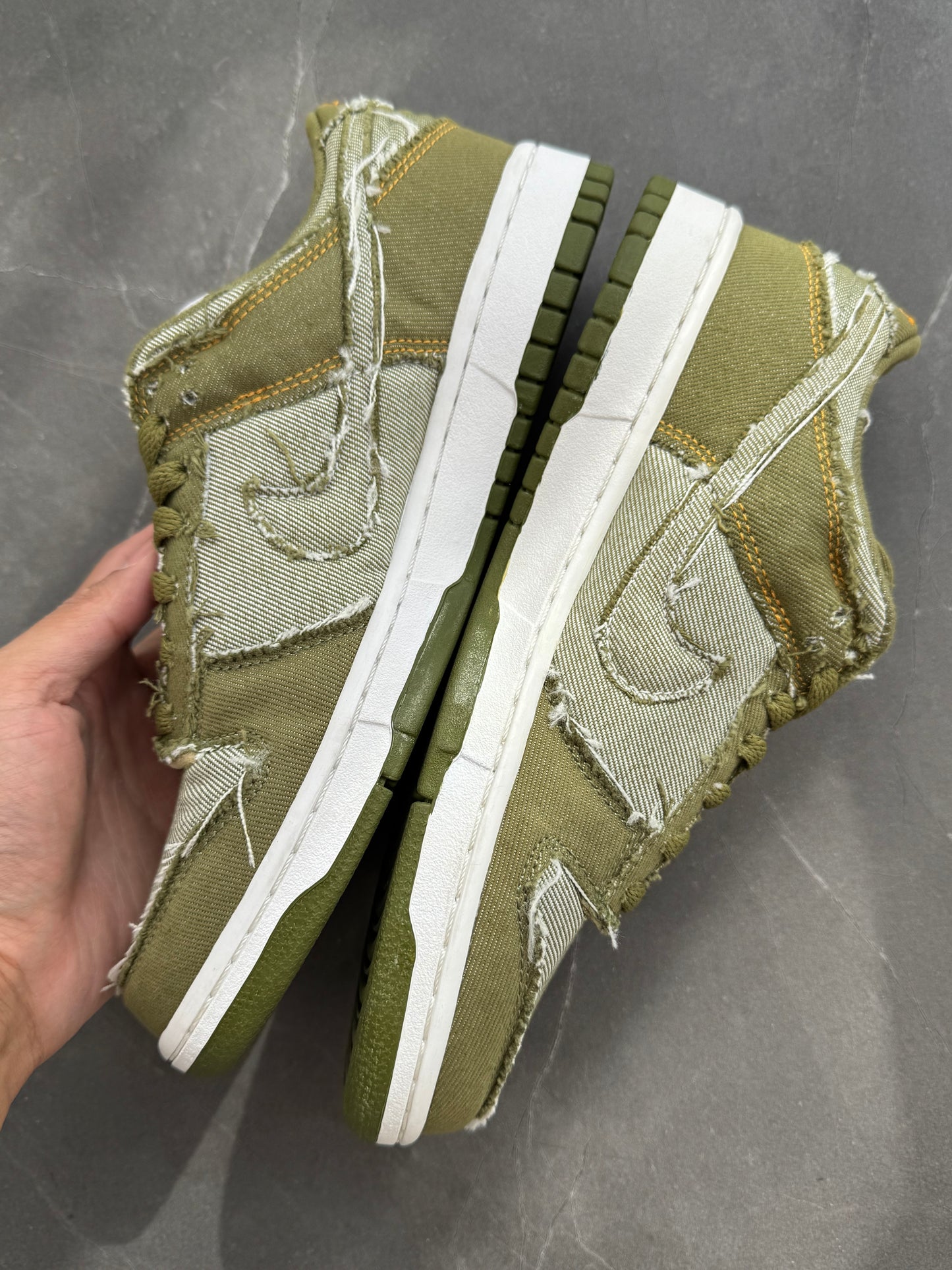 Dunk Low CL Pilgrim White Green Denim 2005 US9