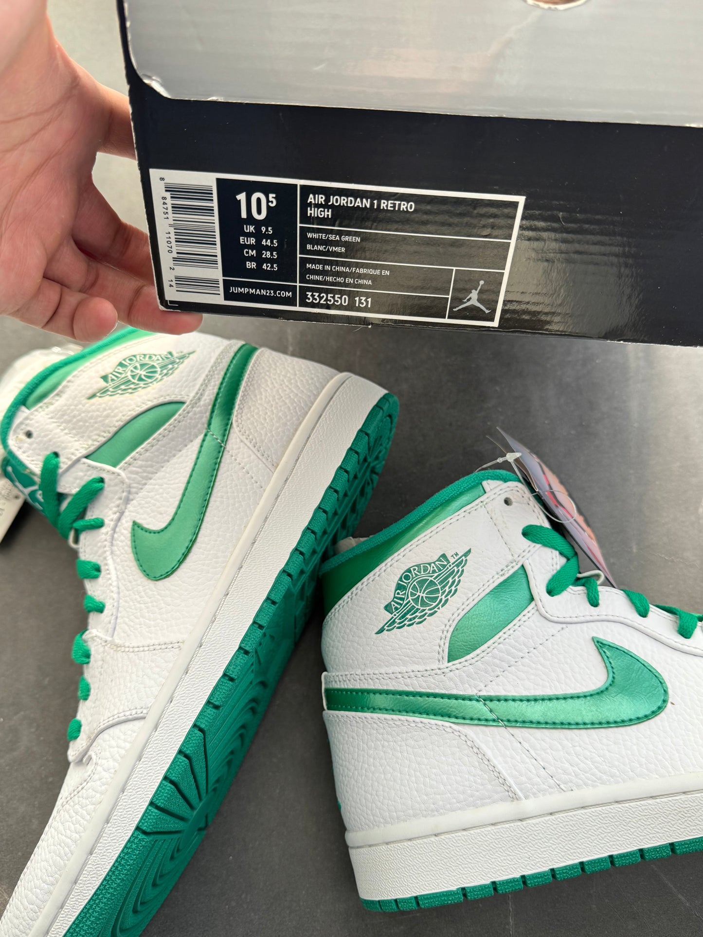 Air Jordan 1 High "Do The Right Thing" Pack 2009 Green